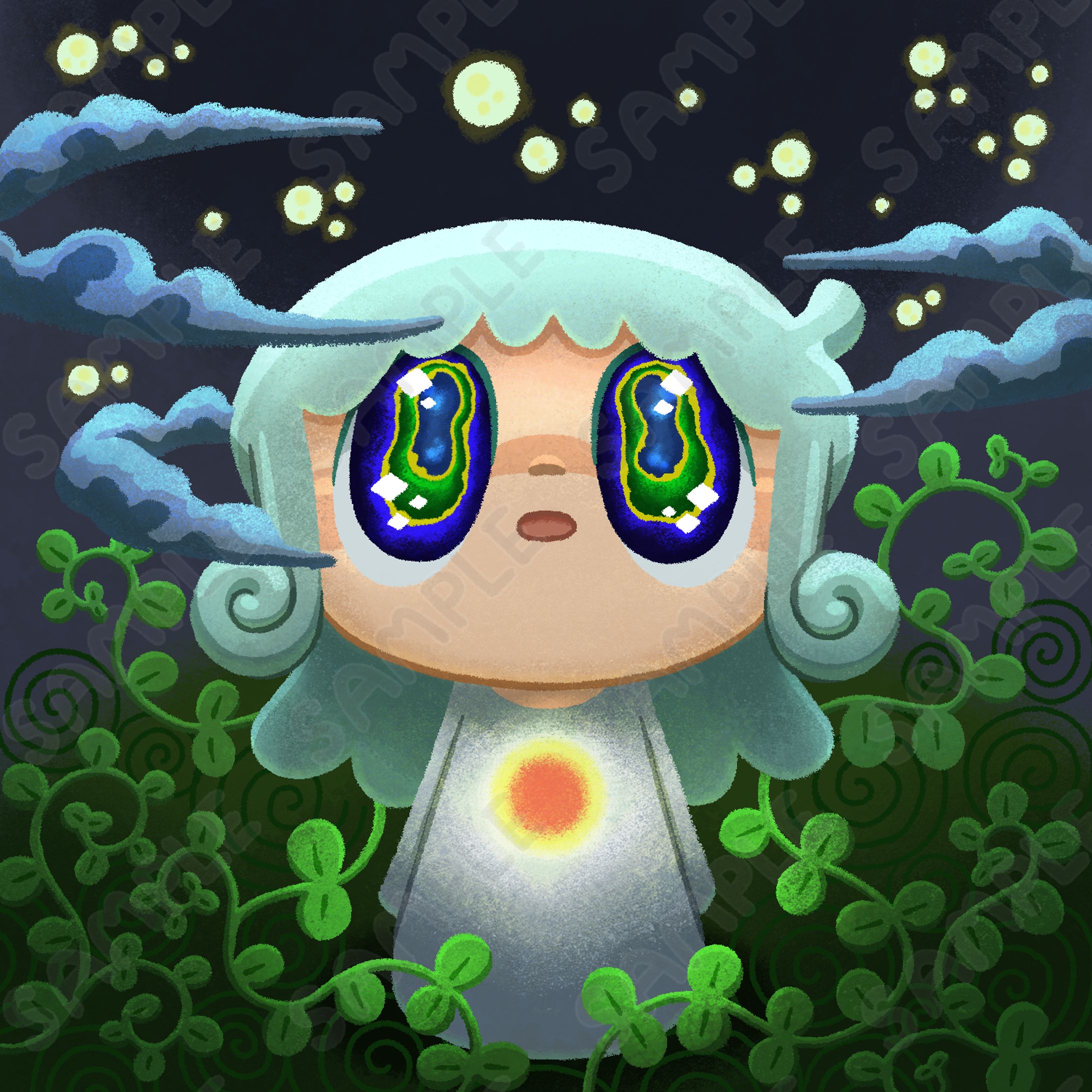 空を見上げる-1