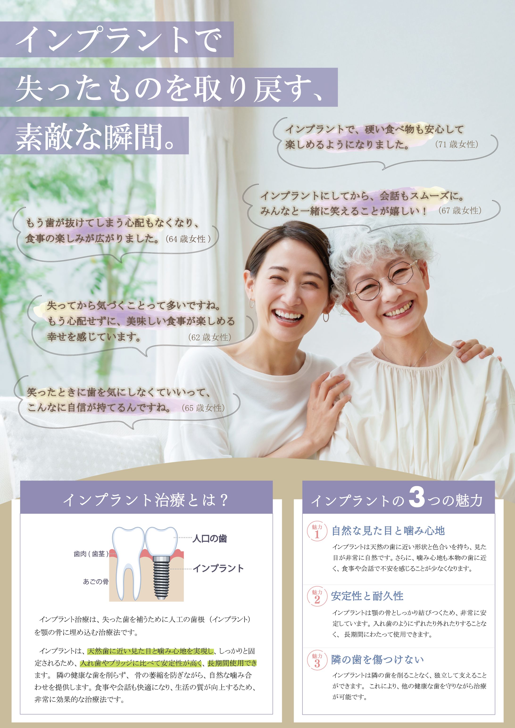 院内ポスター｜患者向け治療案内（BtoC）-1