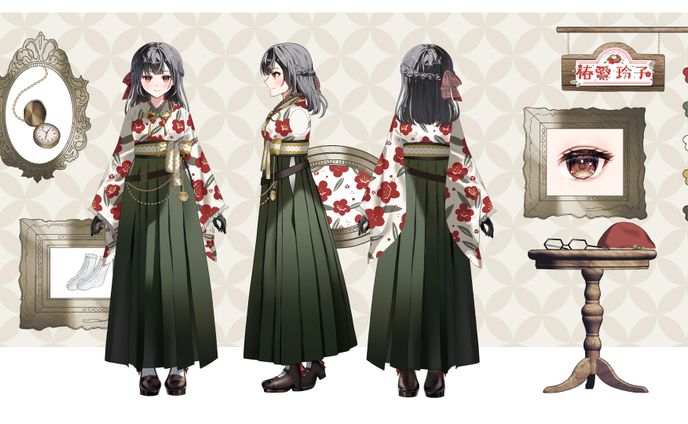 椿愛玲子様　三面図