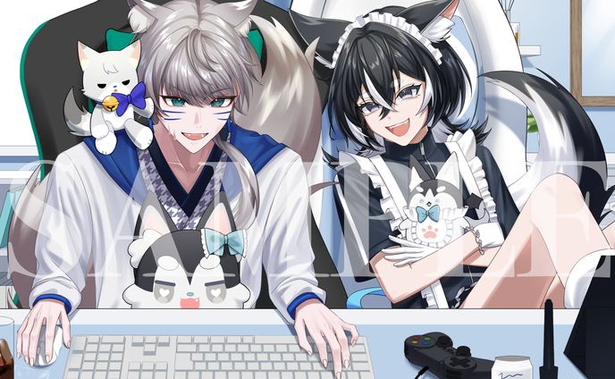 【個人様】活動用イラスト2点