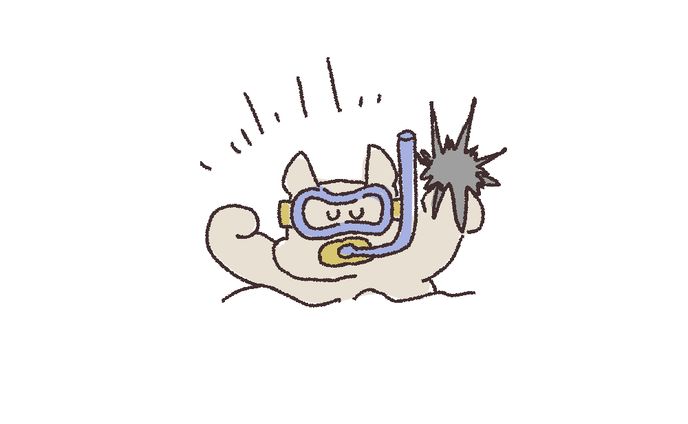 【絵日記】スクーバダイビングの日