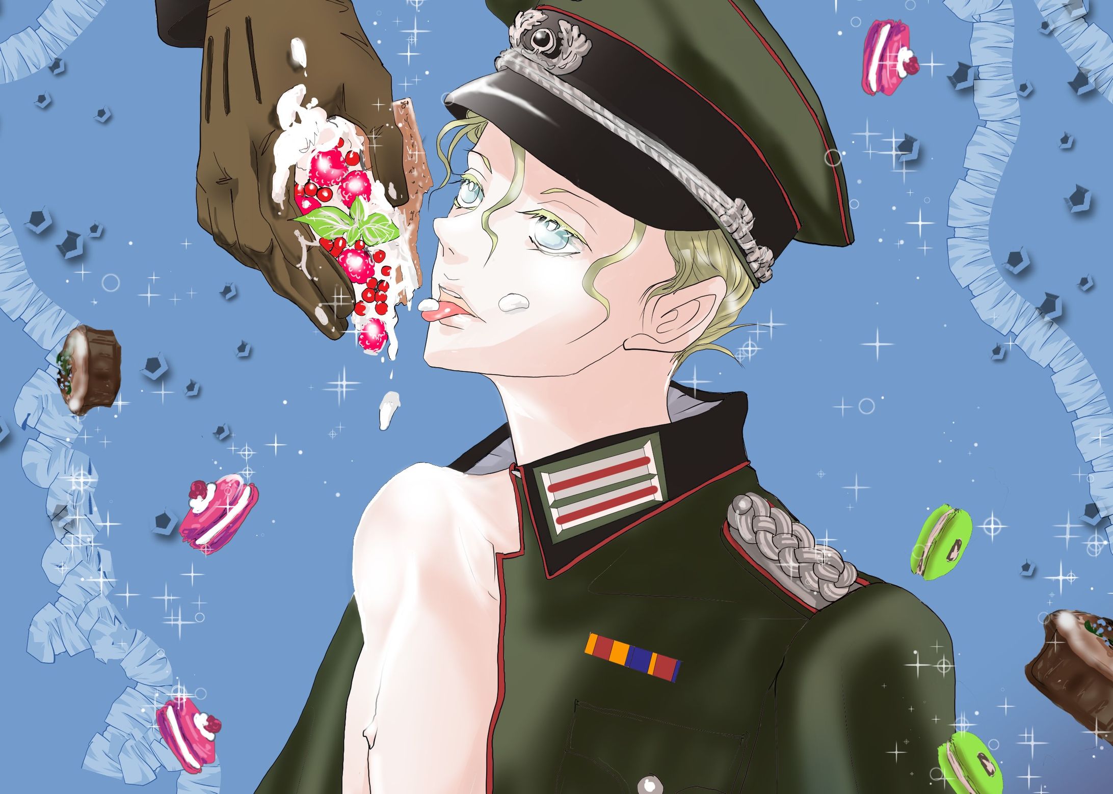 軍服×スイーツ-1
