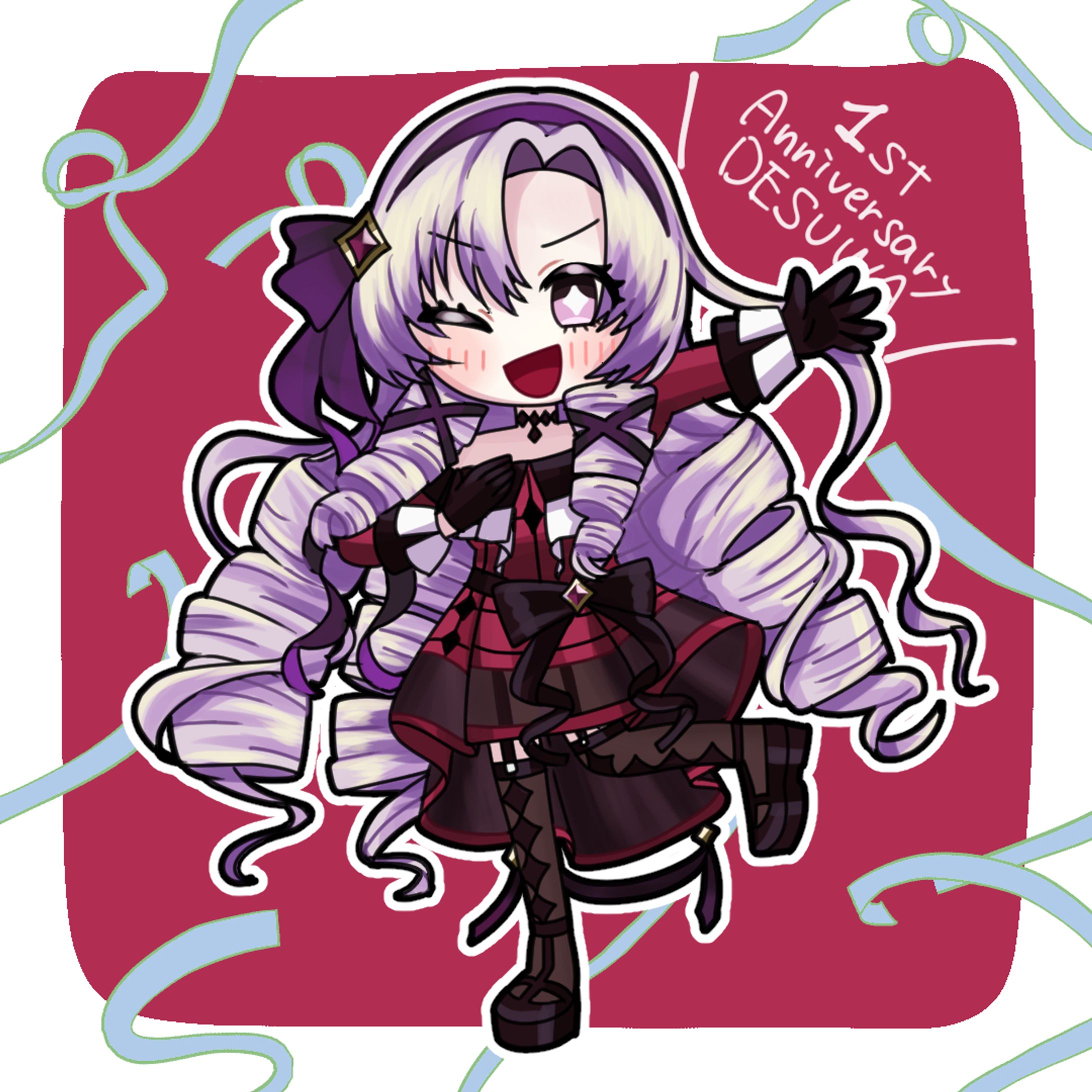 【SDイラスト】百点満点原サロメ様　ファンアート-1