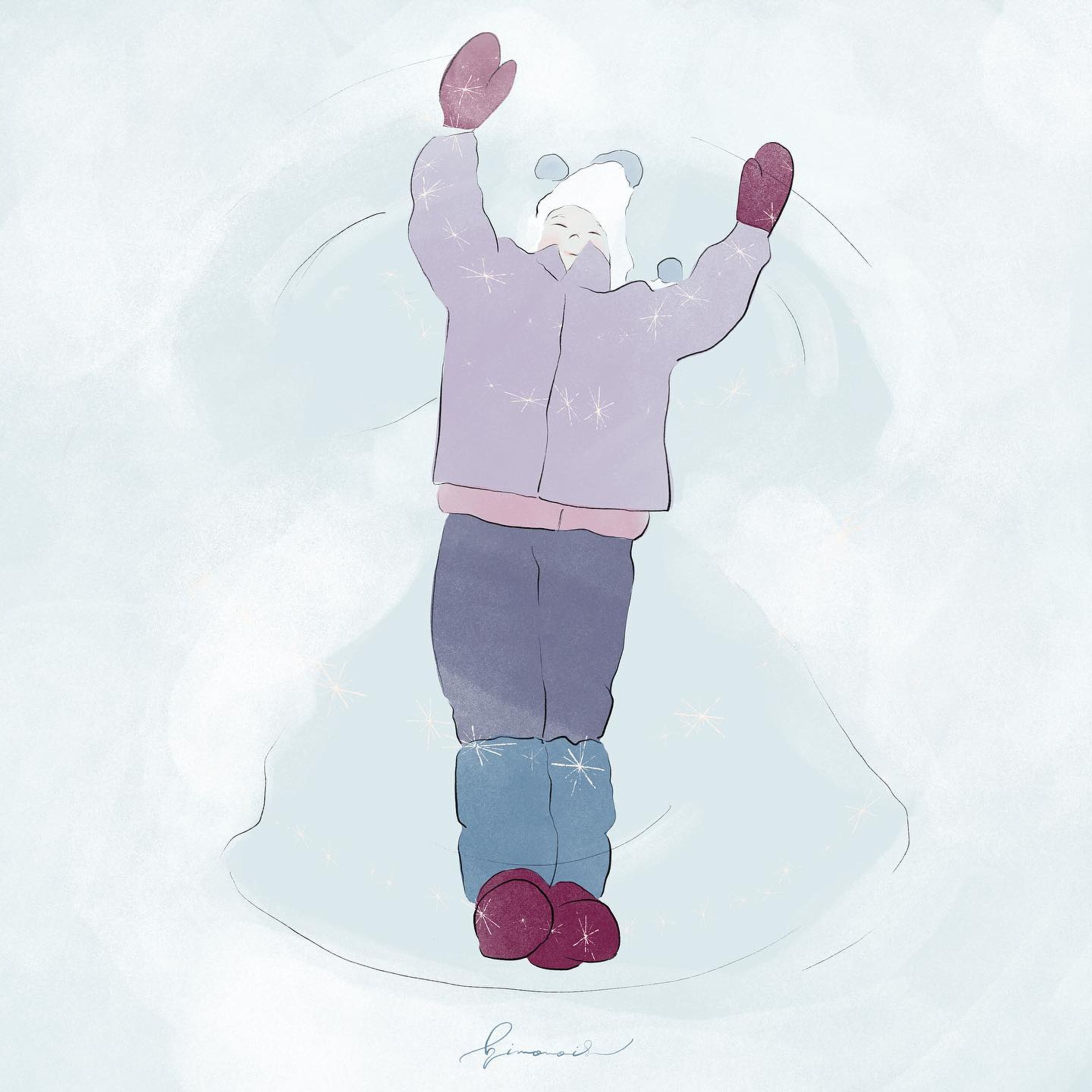 ・
snow angel 1・2

次は一緒にやりたいな🧚

初めて動画作ってみました🙌
次の投稿もみてね🫶

#art #drawing #adobefresco #chill #relax #illustration #december #calligraphy #nftart #おしゃれ #イラスト #絵本 #挿絵 #装画 #カリグラフィー #12月 #雪 #冬 #イラスト好きな人と繋がりたい #デザイン #デザイナー #クリエイター #イラストレーター #snow #winter #snowangel-1
