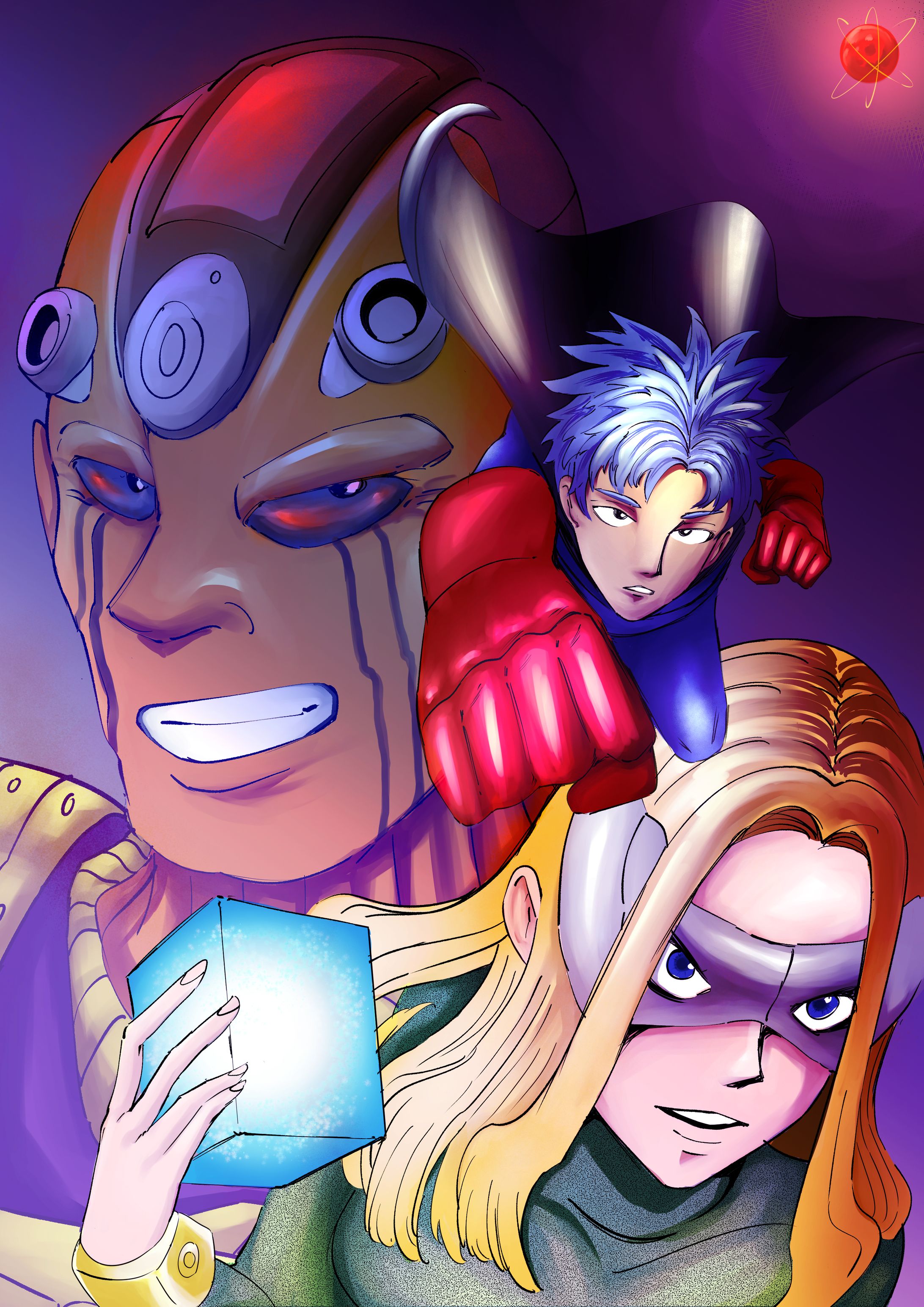 校内イラストコンテスト　(僕のヒーロー)-1