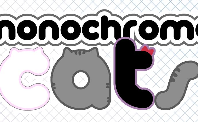 monochrome cats_ロゴ