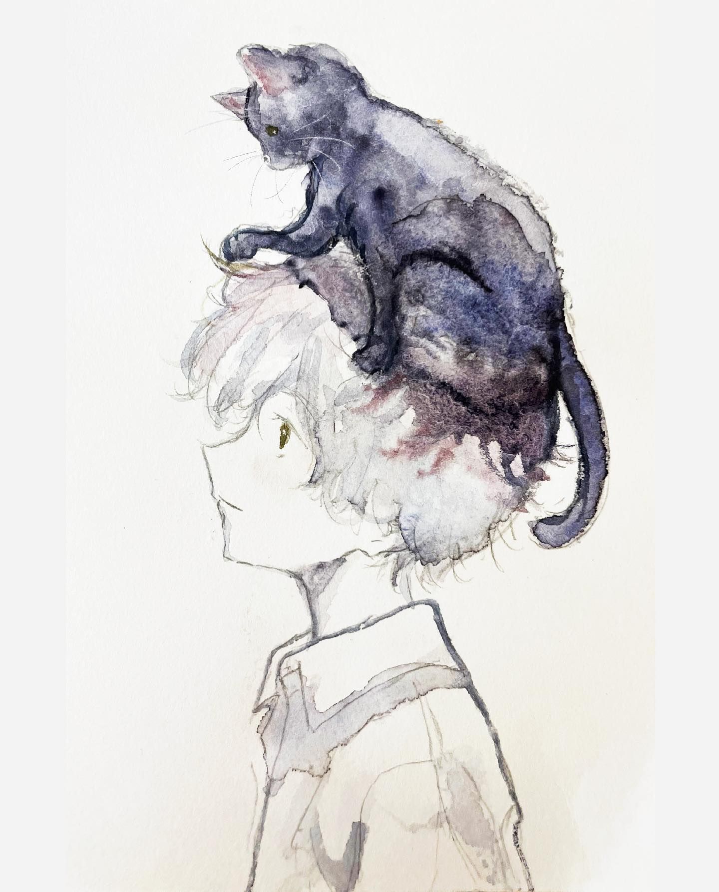 画用紙に描い絵 昔描いた絵です 今見直すと逆に新鮮な気がした まぁ気がしただけで 気