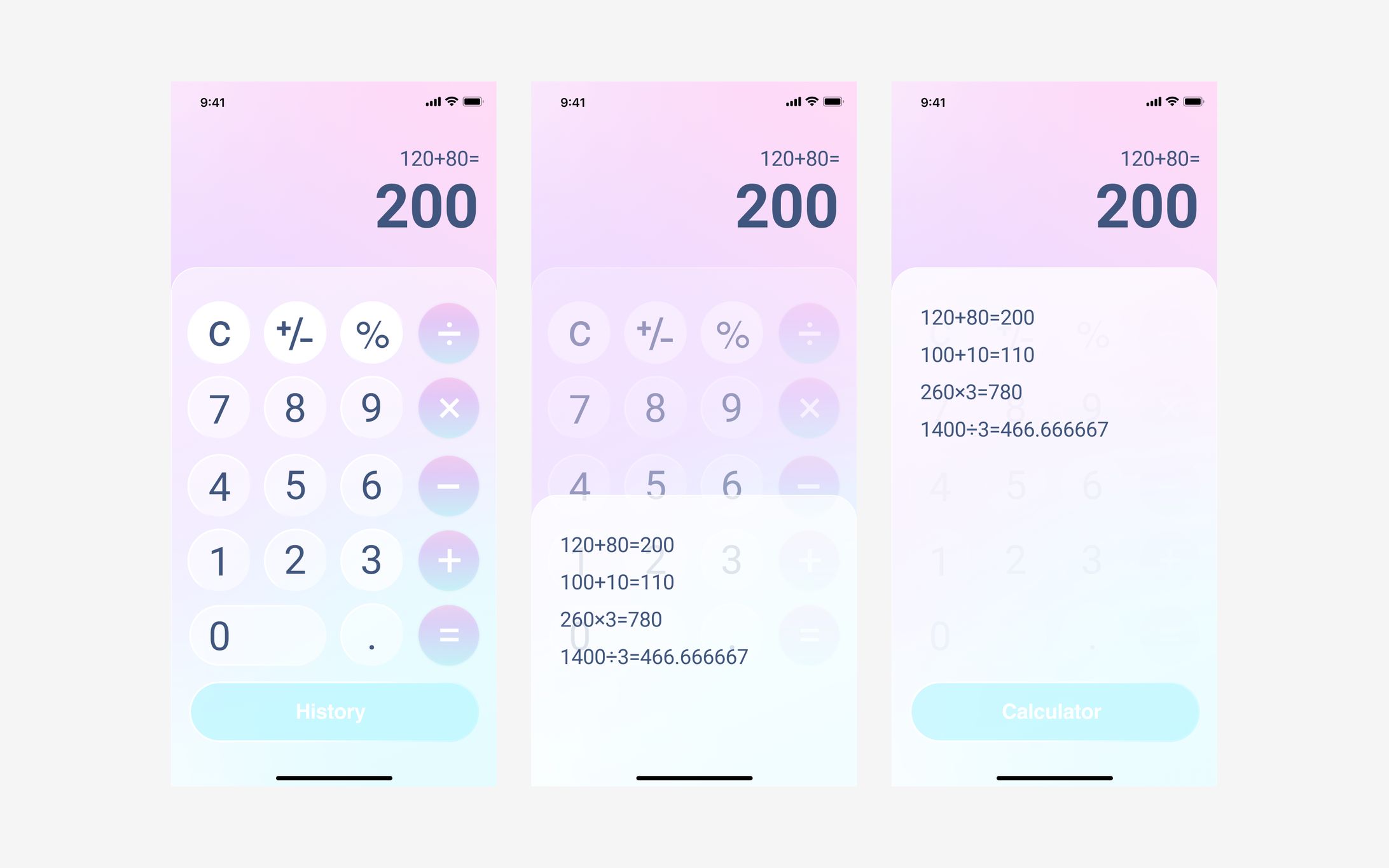 Daily UI / Day4 - Calculator-1
