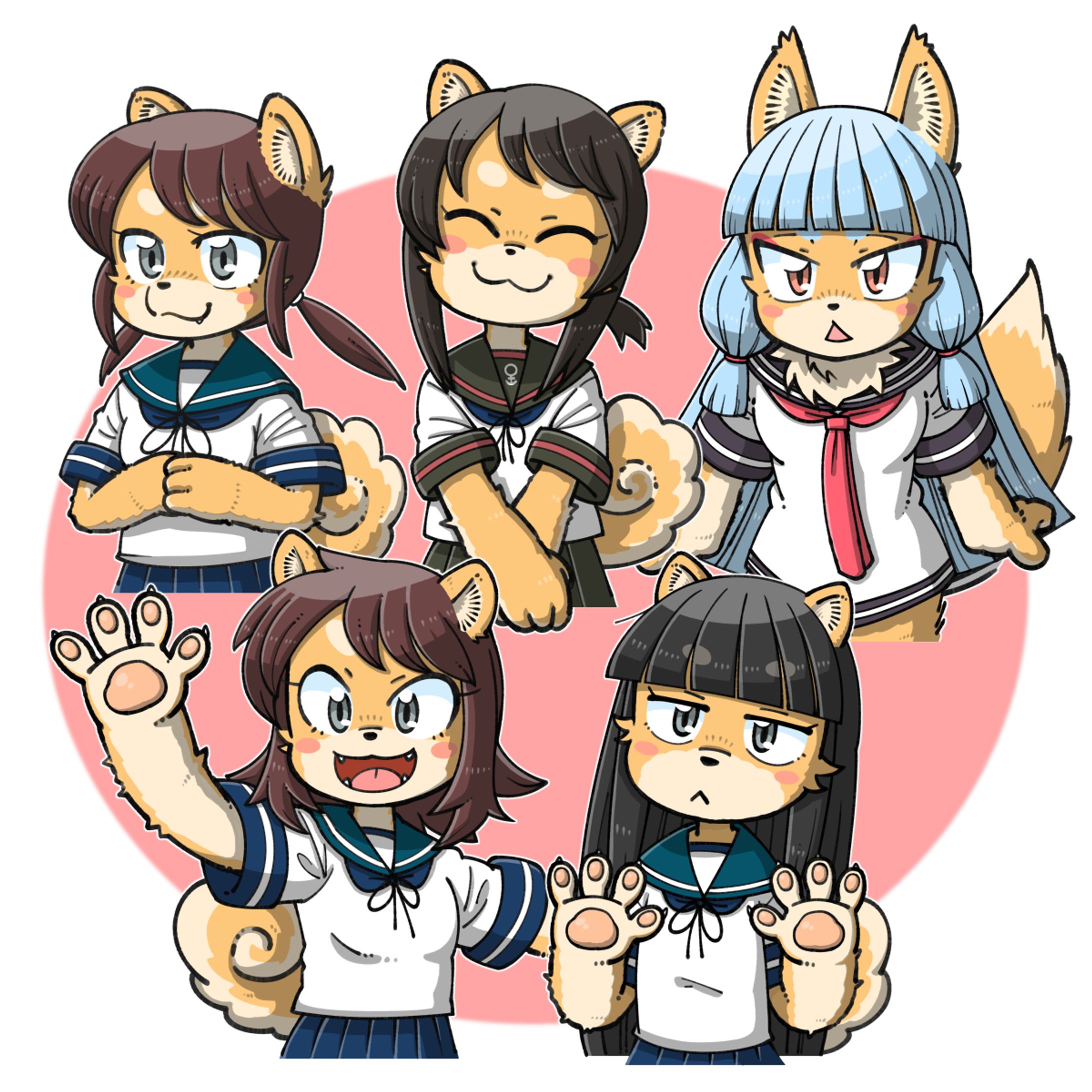 09 吹雪型わんこ隊-1