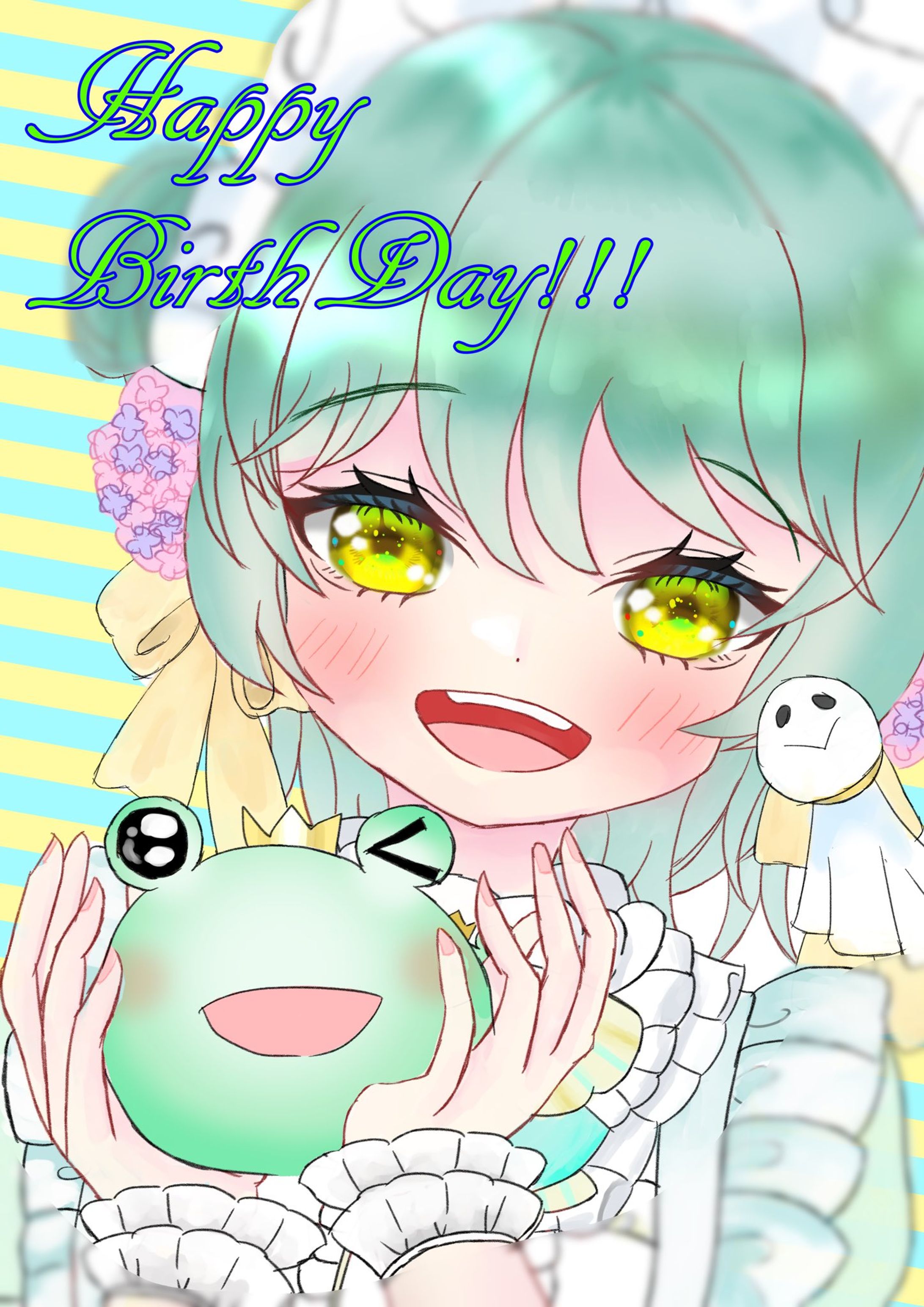 雨音けろ様 誕生日イラスト【Fanart】-1