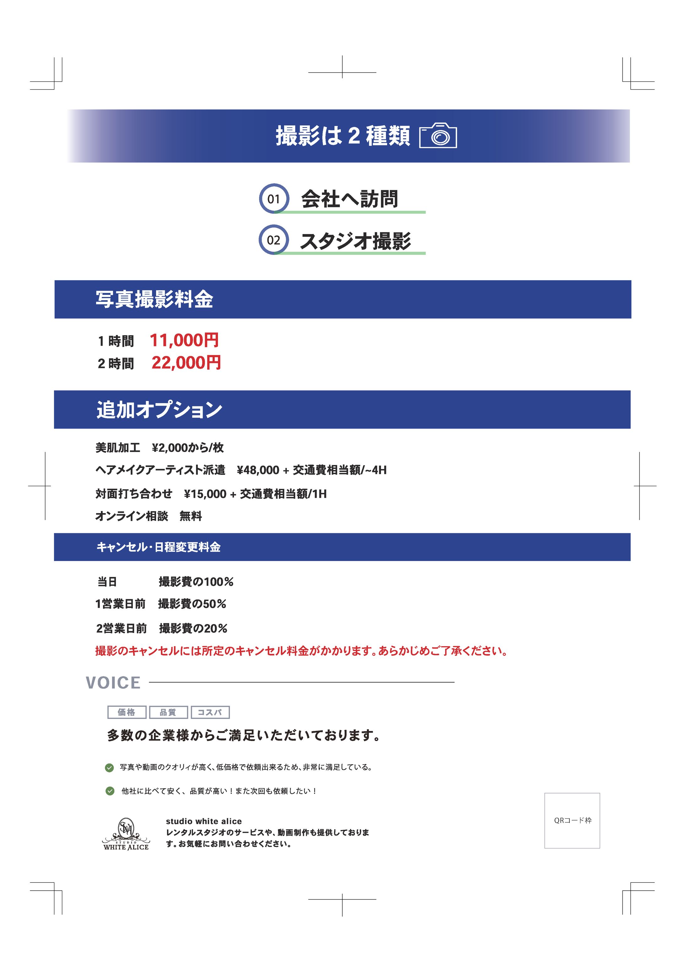 ビジネスプロフィール写真撮影チラシ-1
