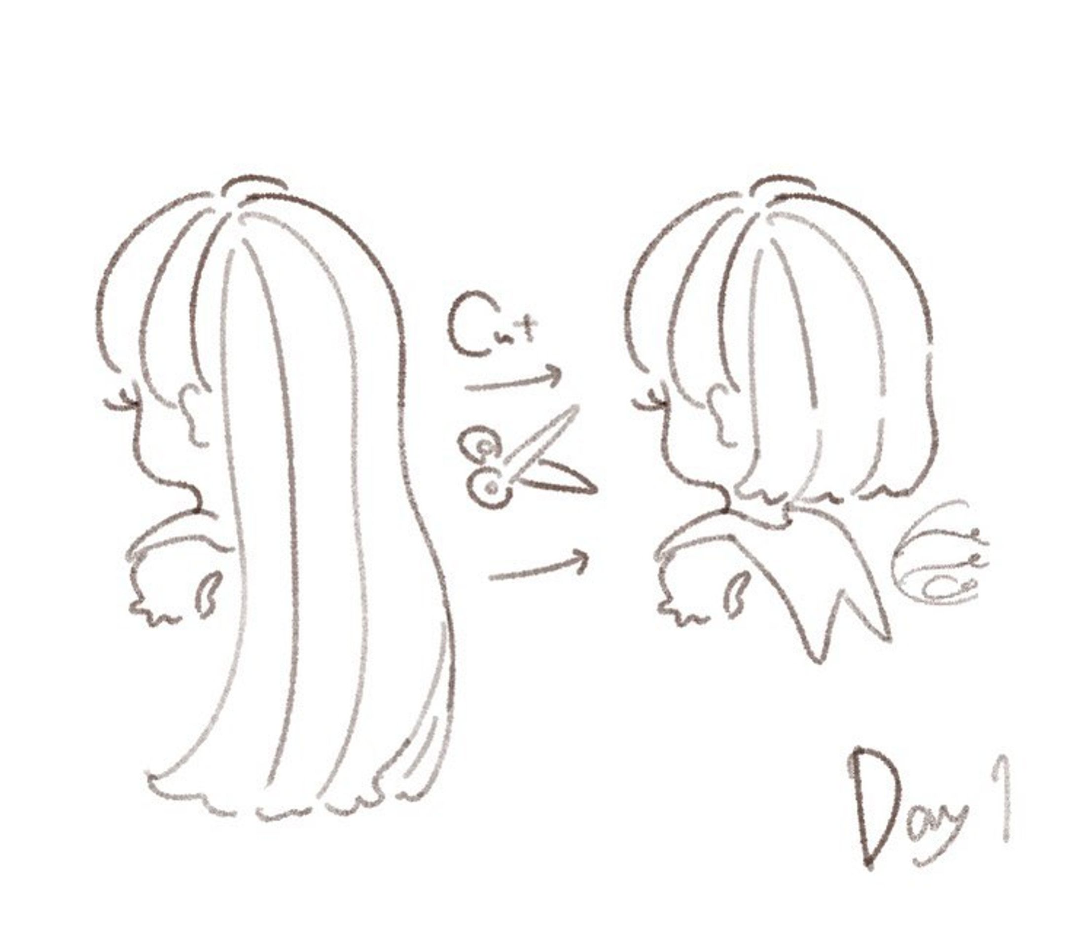 ----------♡----------
ＧＷも終わった所で
100日チャレンジします❤️‍🔥
お題は100日間
リアル育児のイラストを投稿して行きます✩.*˚

‪𝐃𝐚𝐲‬1  長女ロングヘアからボブへ

 #100日チャレンジ  #育児日記  #1日1絵  #かわいい  #ゆるいイラスト #女の子ママ  #女の子  #日常#illustrations  #illustrate #cute  #girl  #일러스트 #데일리  #귀여워 #패션  #그림스타그램-1