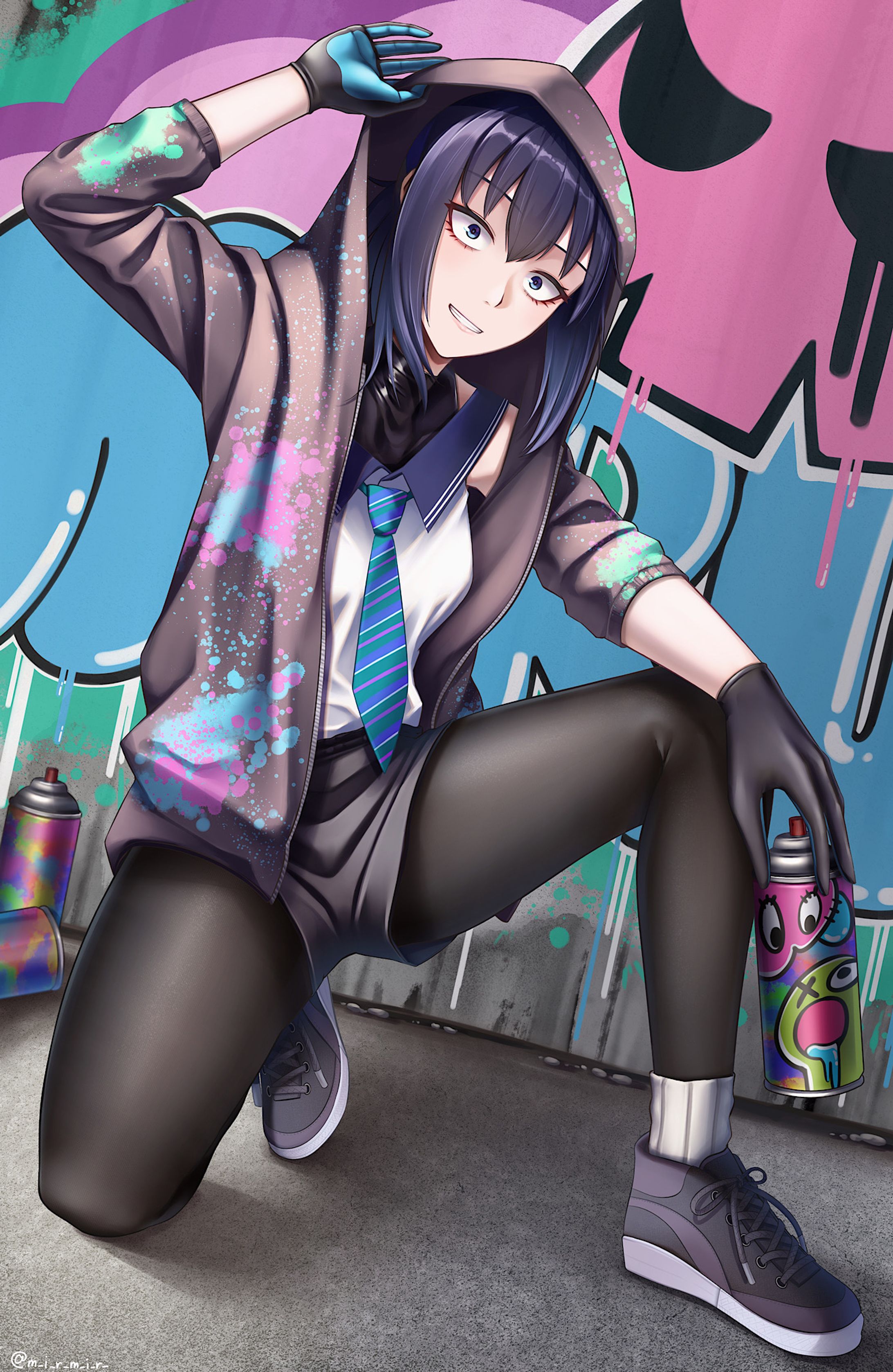 Spray Art Girl !!-1