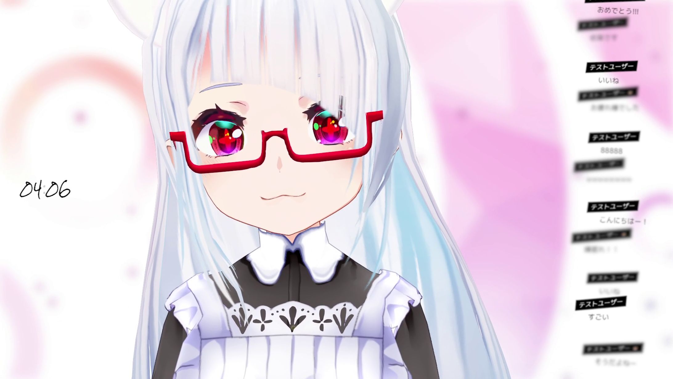 配信画面：Calm Chatter-1