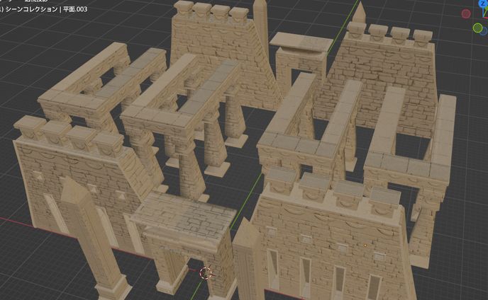 古代エジプト風の建物