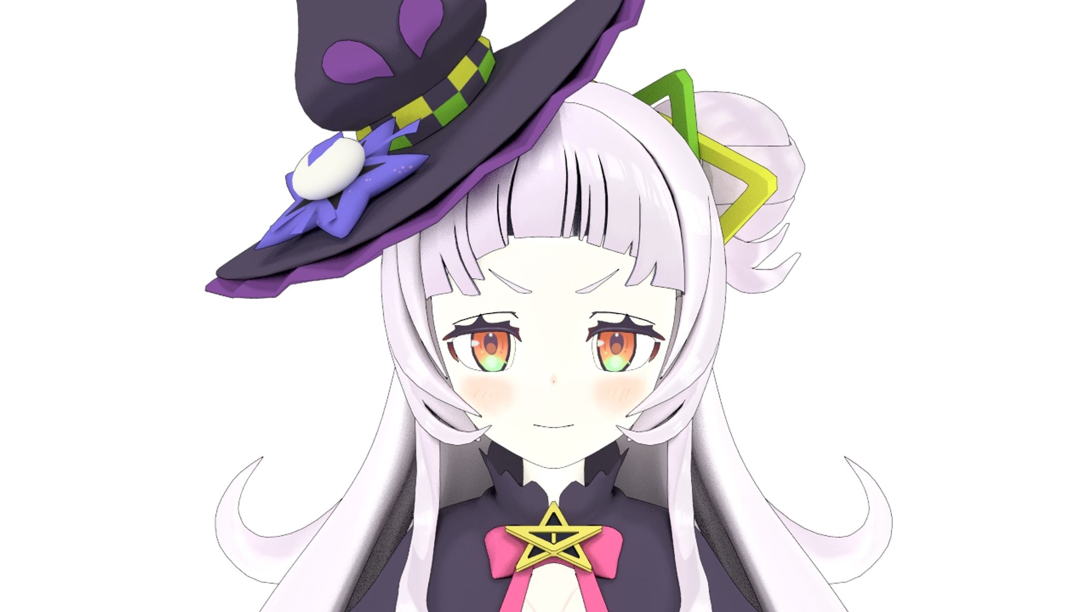 Vtuberの二次創作（モデル：紫咲シオンさん）（ハイポリ）-1
