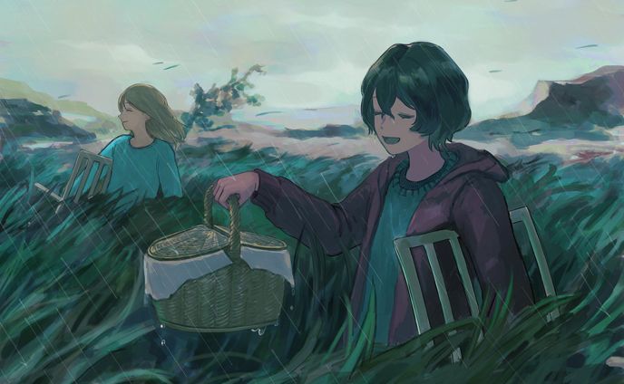 雨降りピクニック