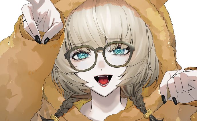 Vtuber『九來』様 くまパーカー