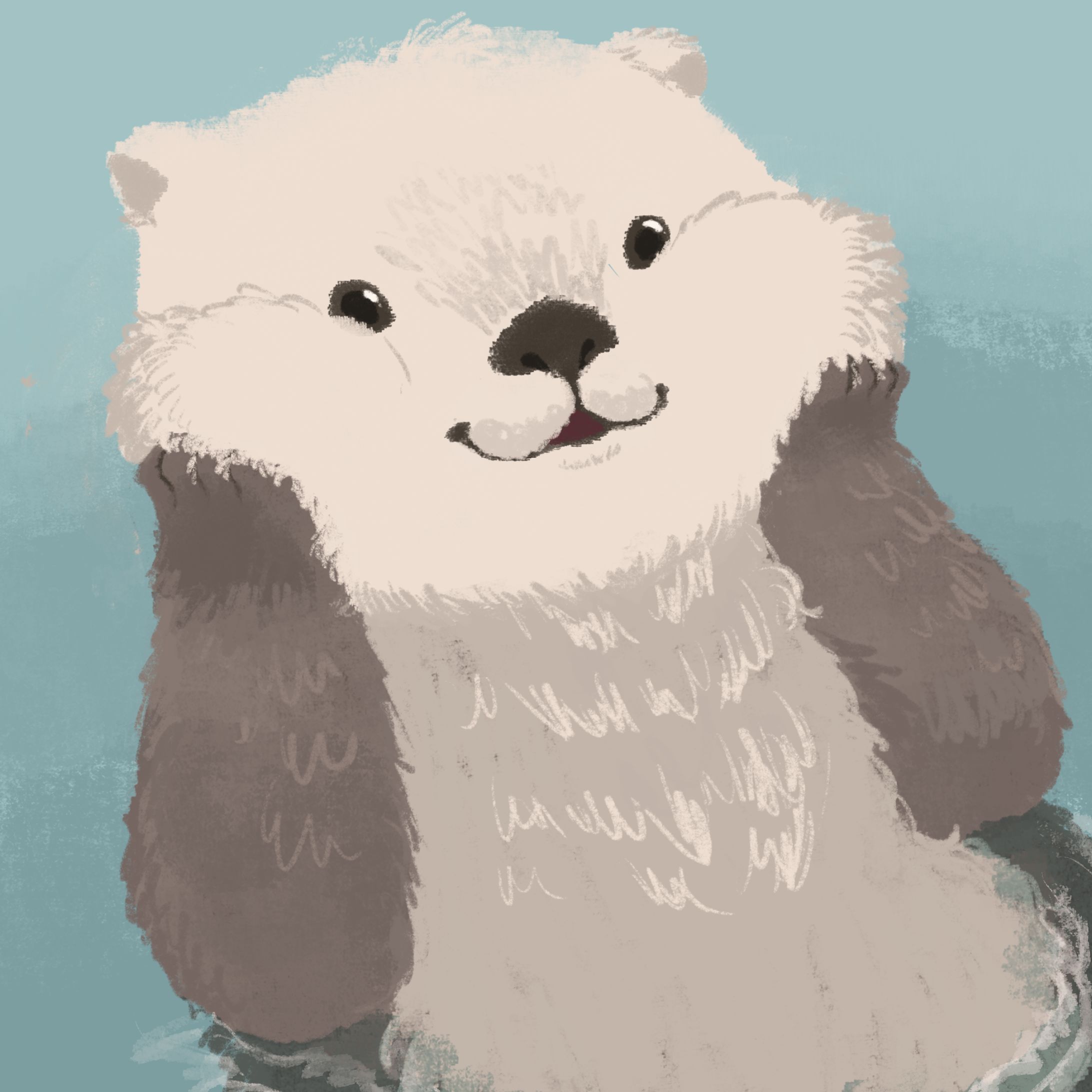 動物イラスト　ふんわりタッチ-1