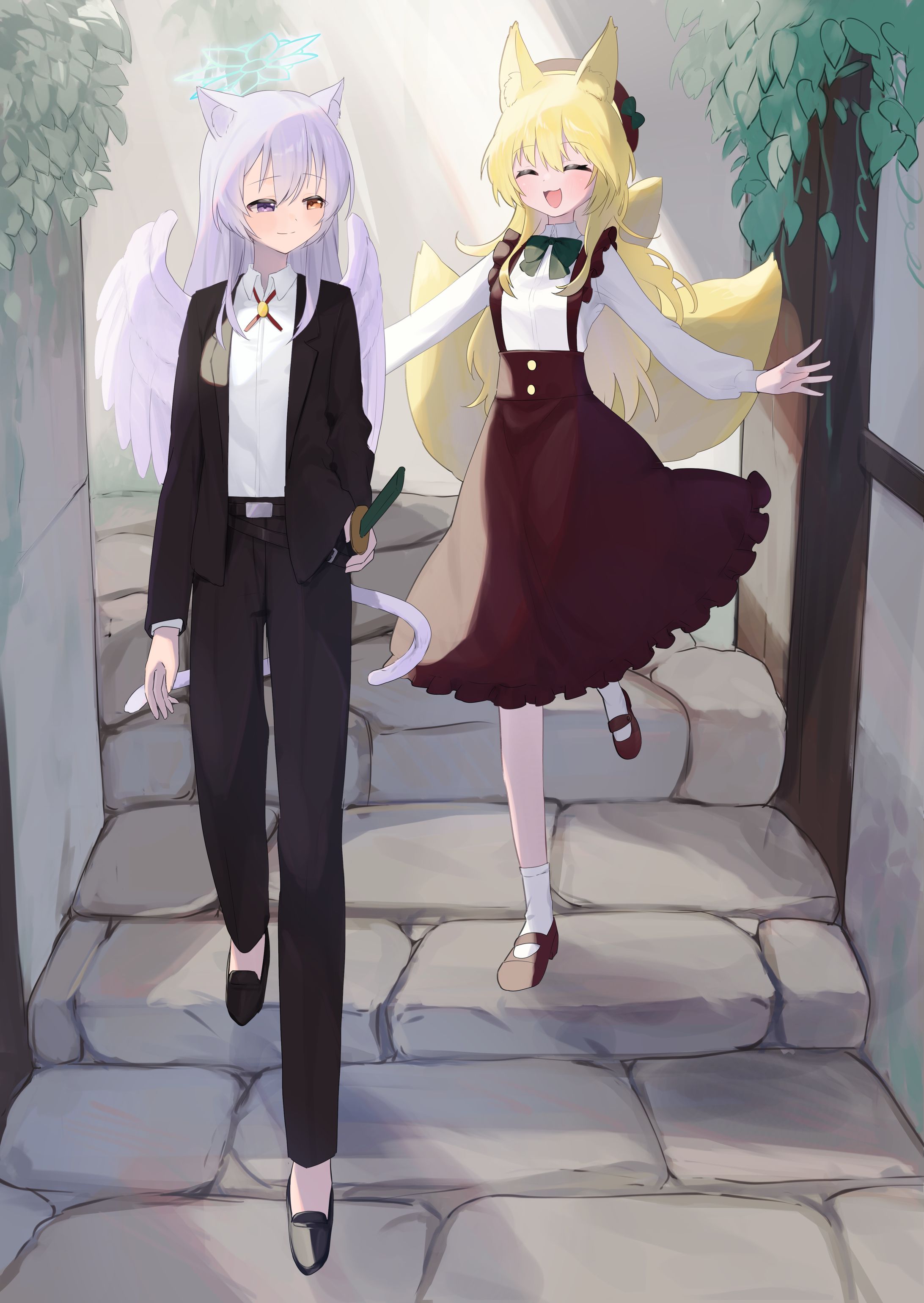 【ご依頼】SNS用背景付き全身イラスト-1