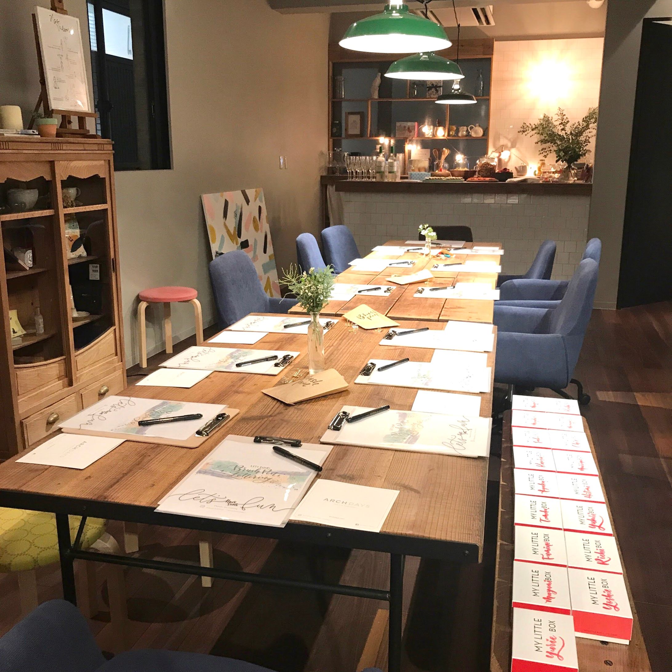 My Little Box ×ARCH DAYS アートBOXリリース記念ブラッシュレタリングワークショップ-1