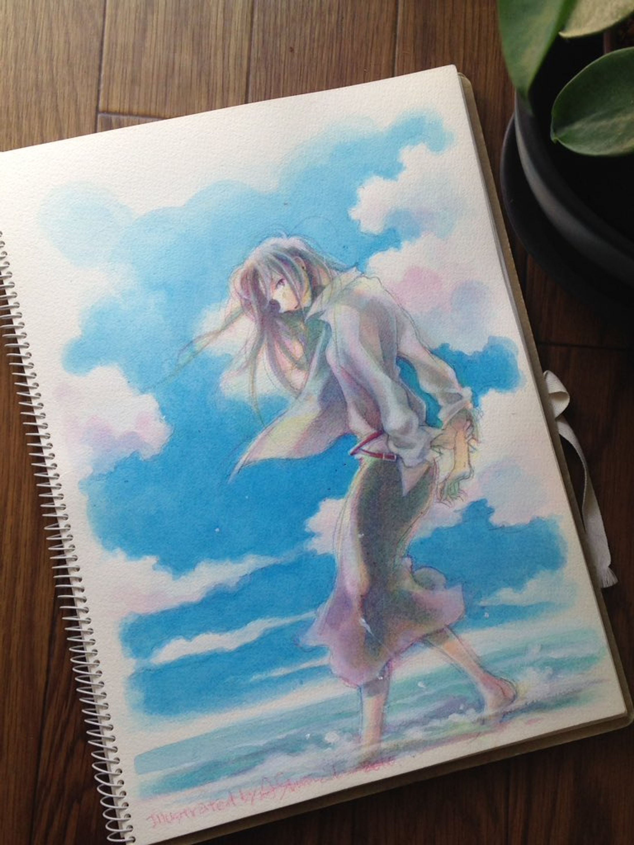 break through→ Illustration works-1