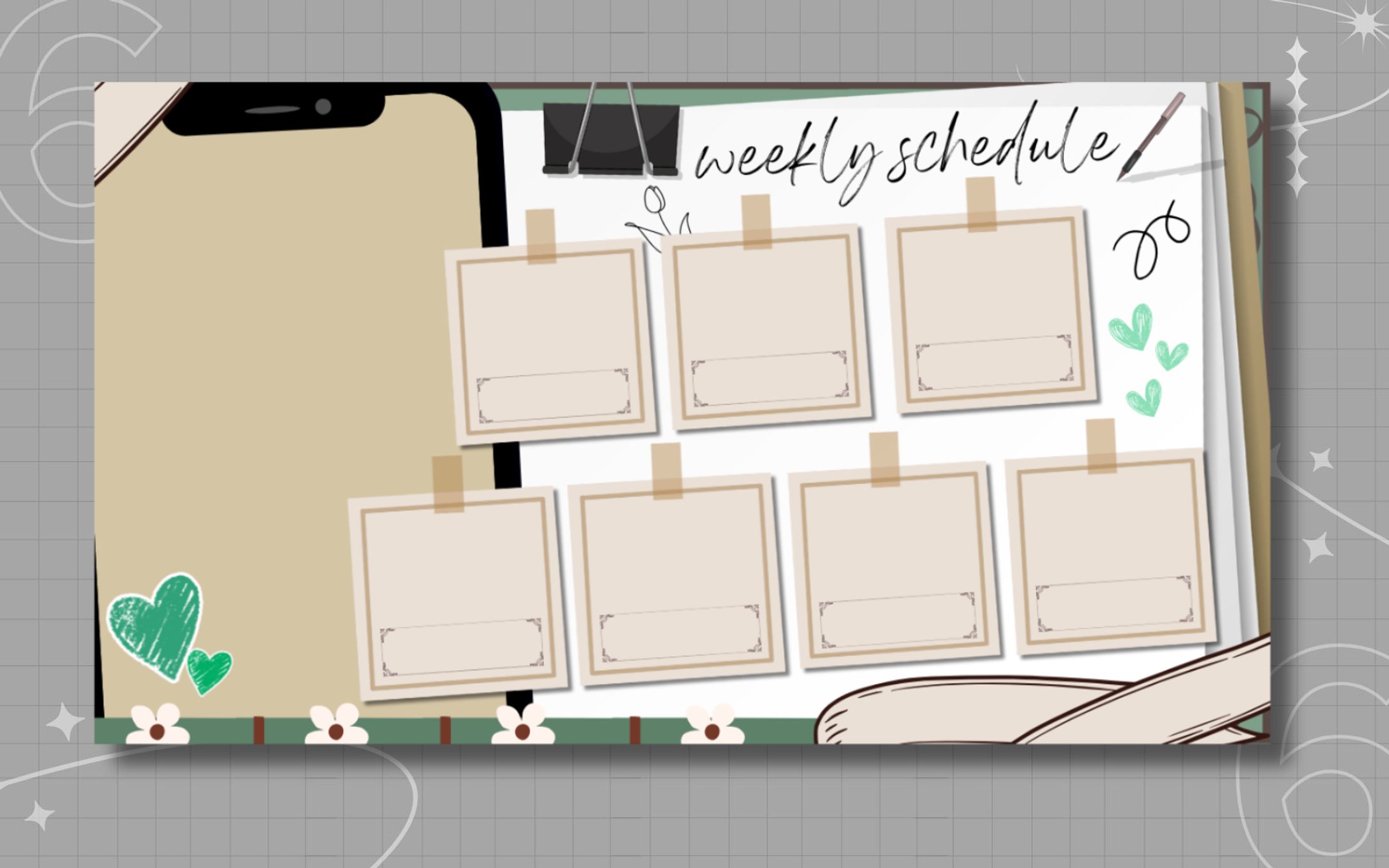 ひなたぼっこ。様週間スケジュール表-1