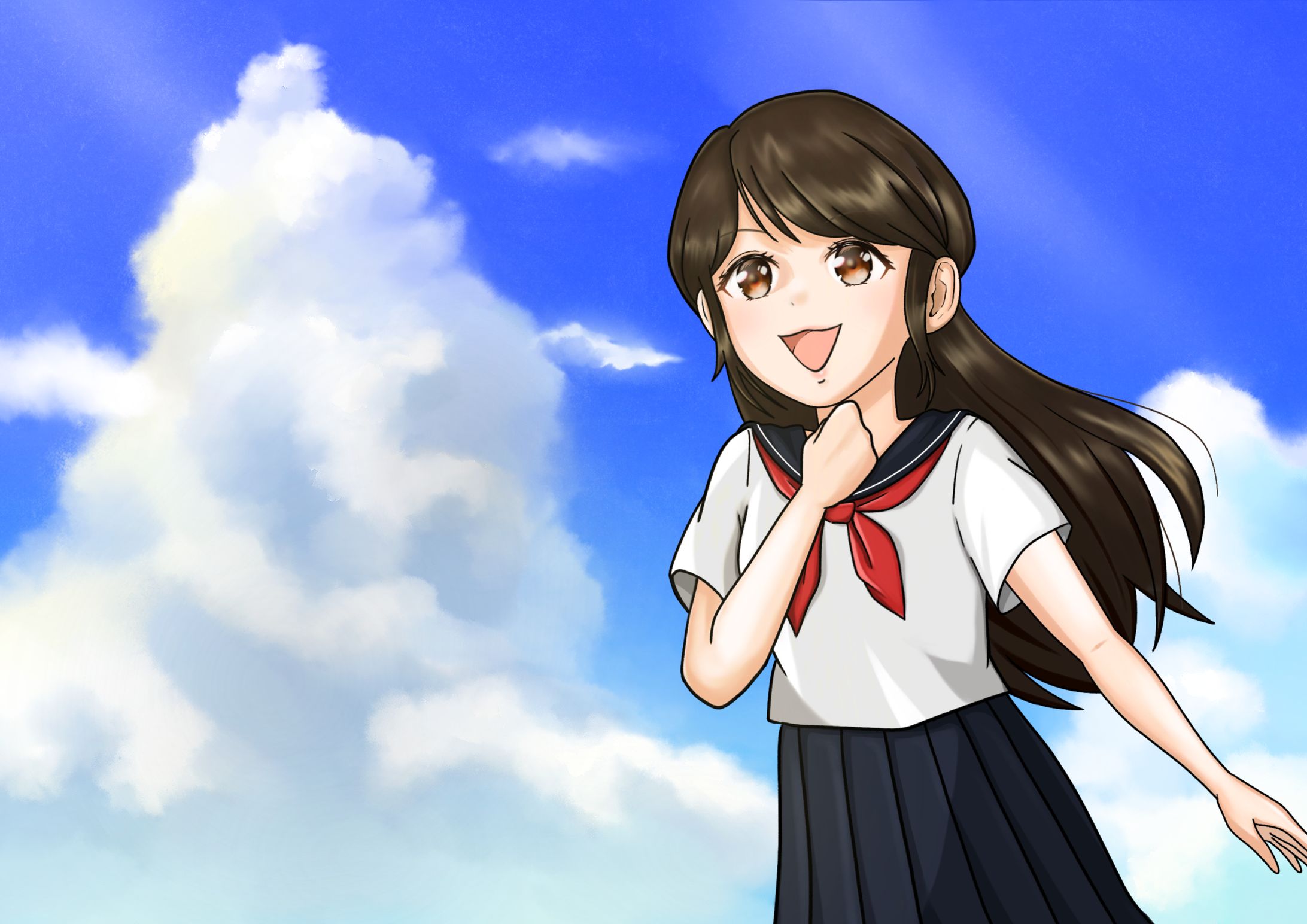塾　夏期講習チラシ用イラスト-1