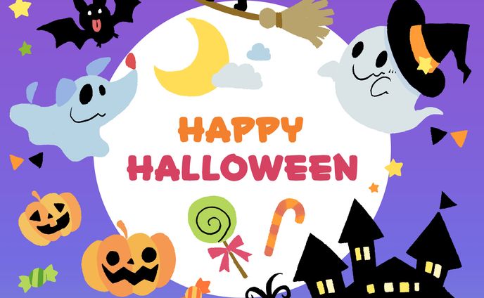 2022年ハロウィン ぬりえ（着色例）