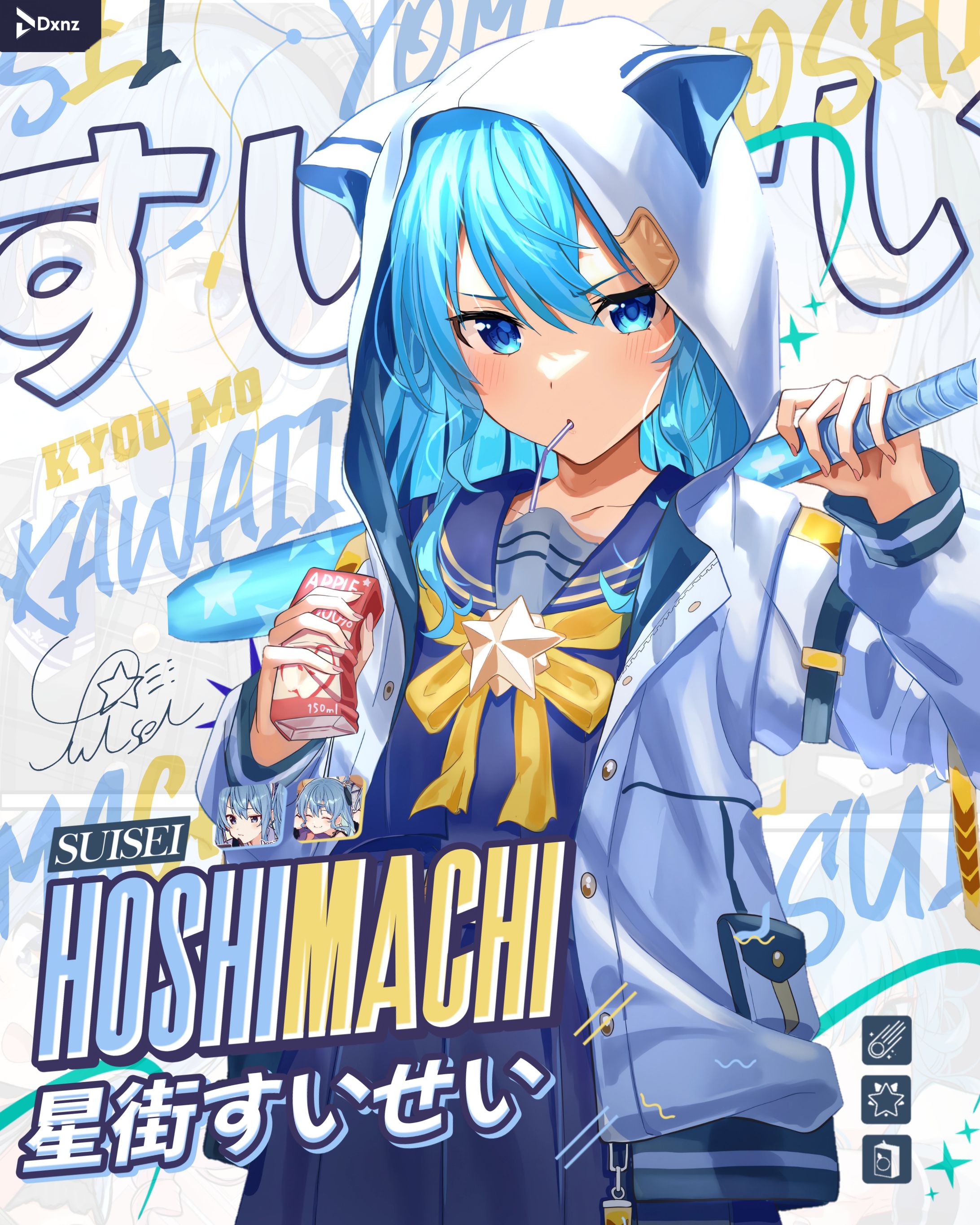 Hoshimachi Suisei - Grafitti-1