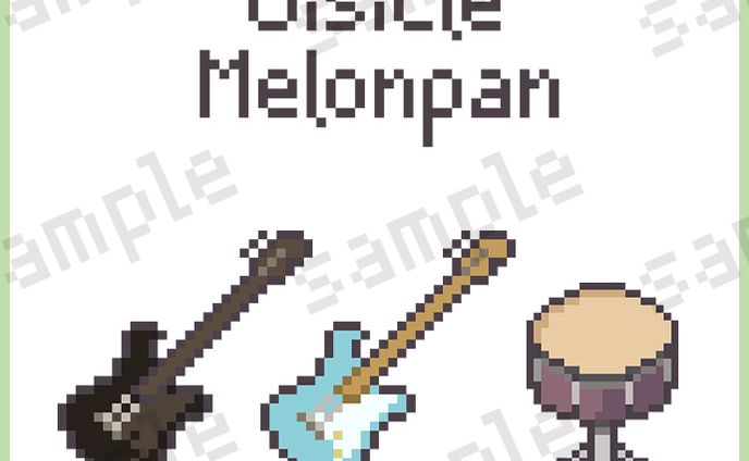 【お仕事実績】おいしくるメロンパン様（ドット絵_とまともずく）