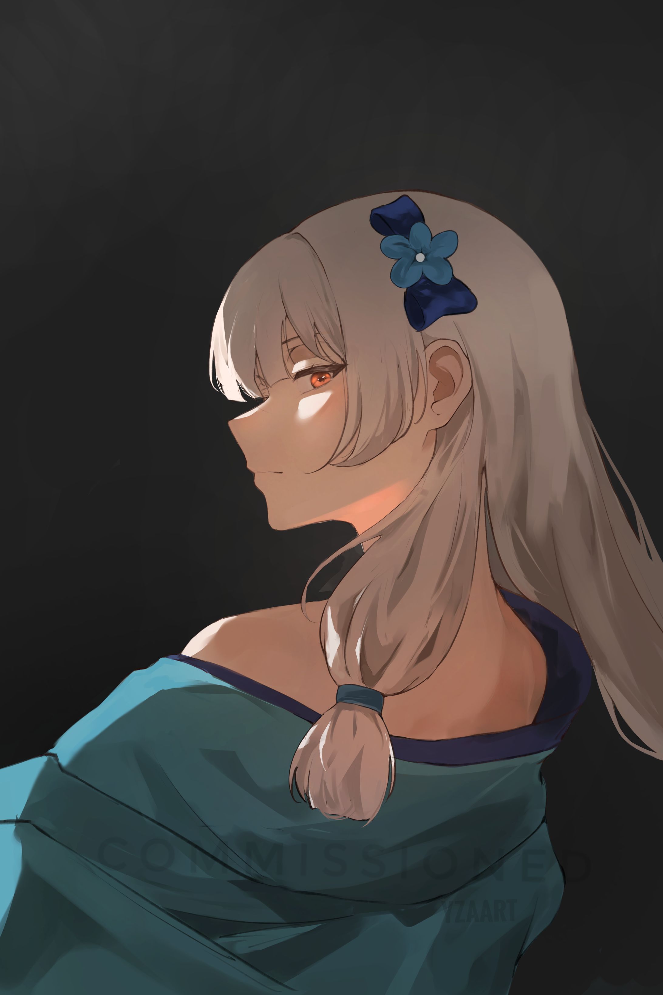 Bust up Illustration -1