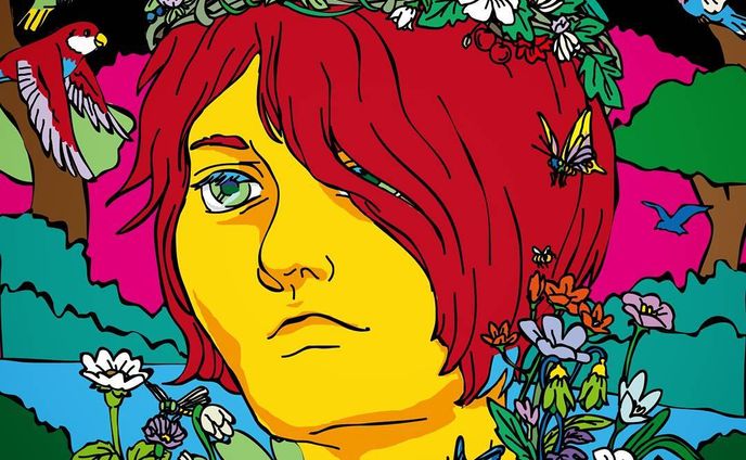 #小鳥
#赤髪
#イラスト
#花
#redhair
#Bird
#picture
#flower
#Man
#CHEBLO