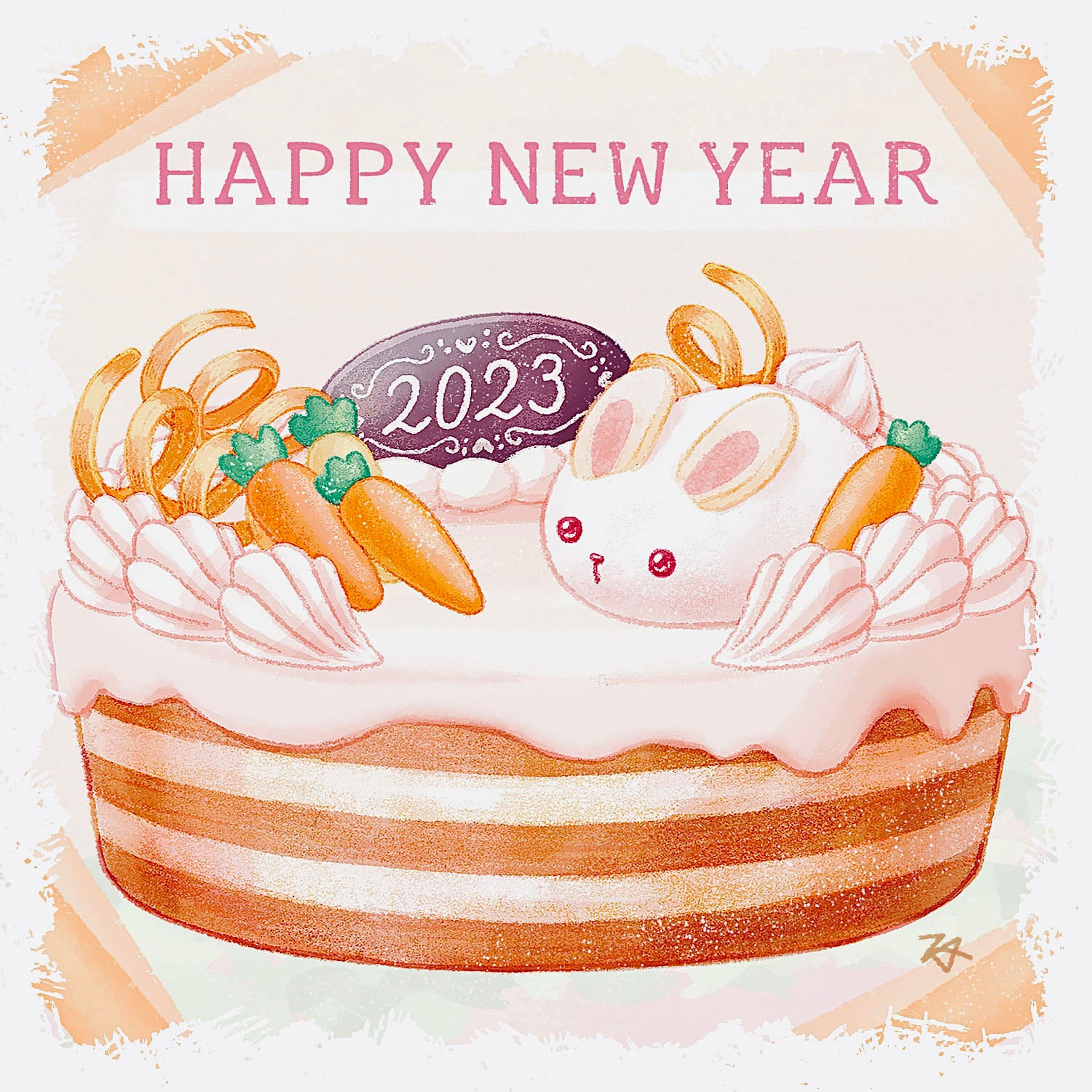 2023年賀イラスト-1