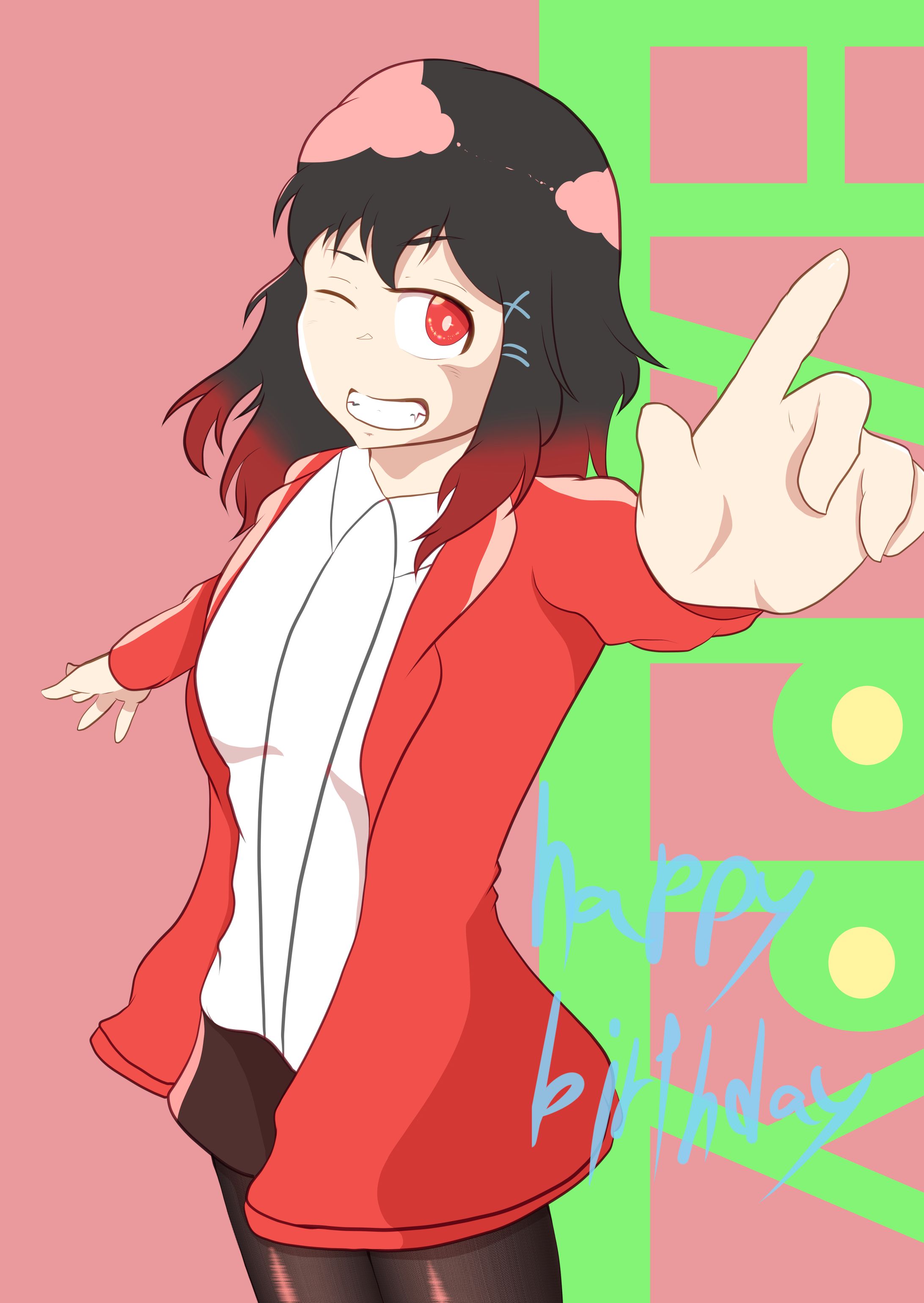 お誕生日プレゼントのイラスト-1