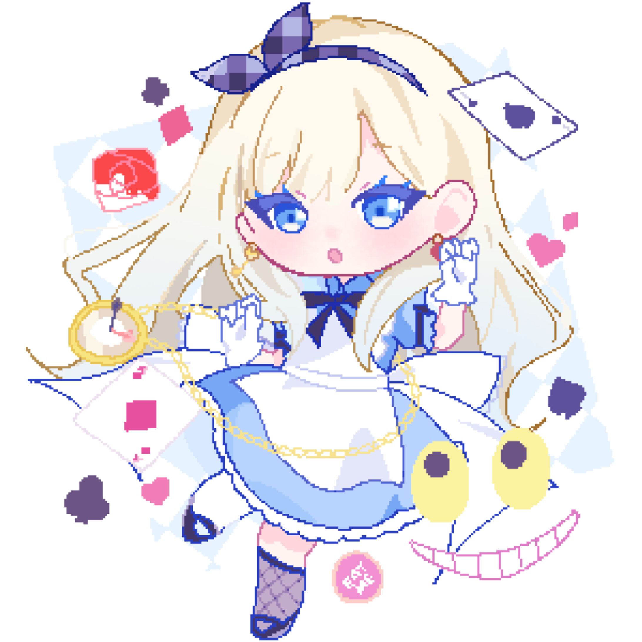 不思議の国のアリス ドット絵Ver.-1