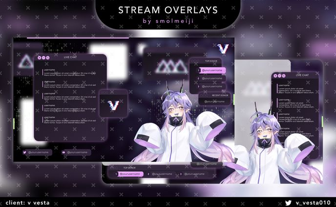 v vesta's overlays