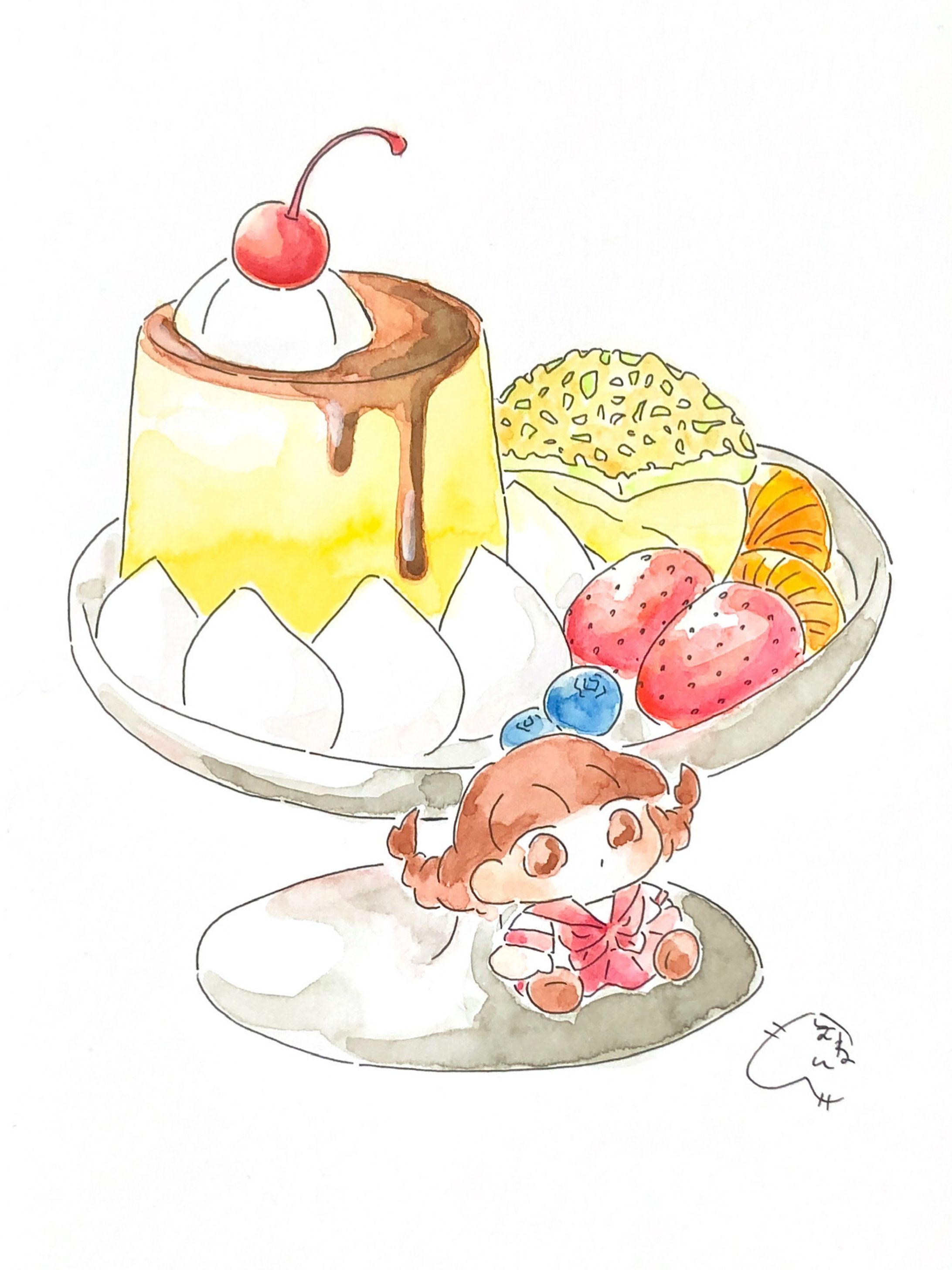 プリンアラモード-1