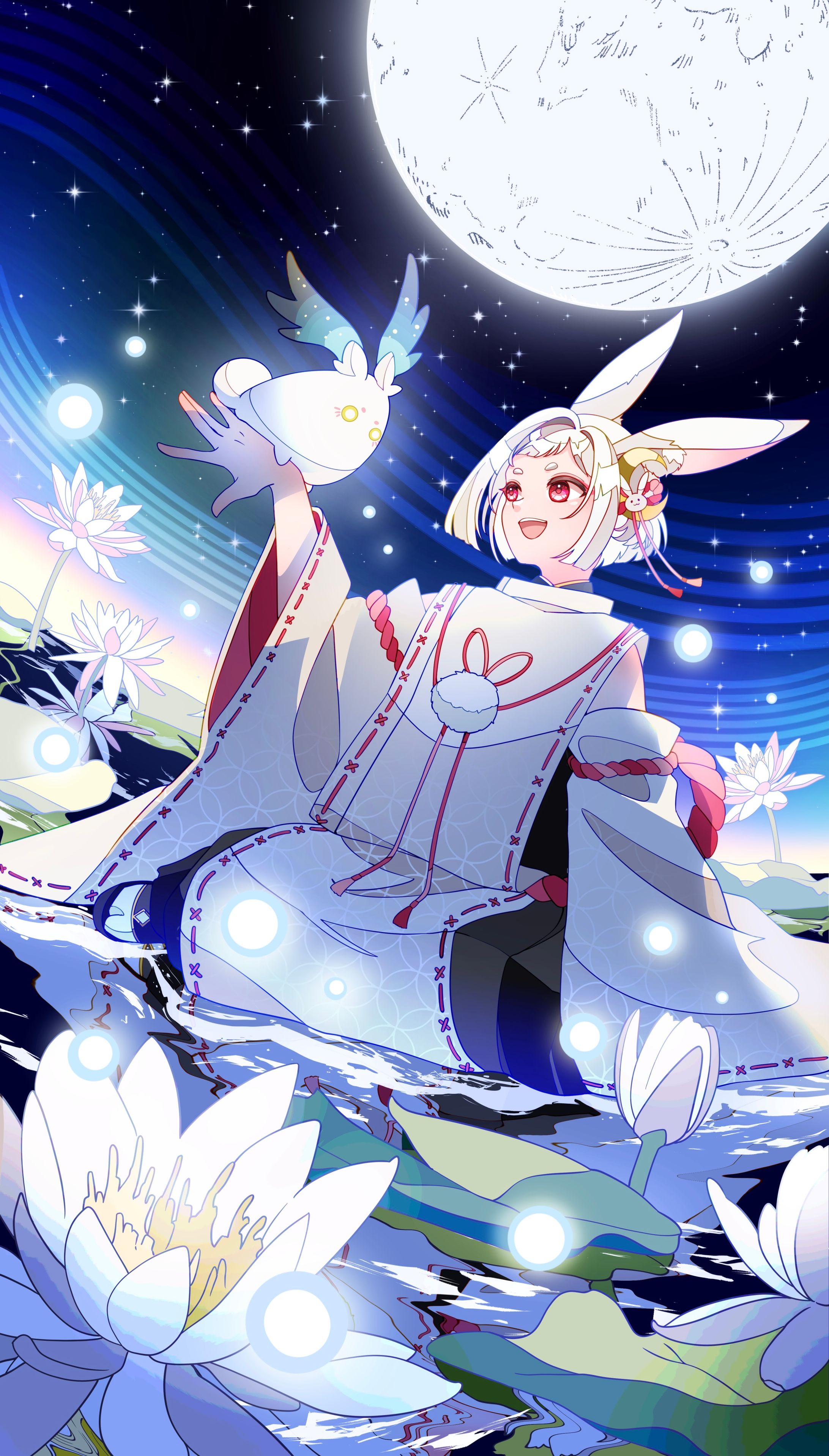 【commission】配信サムネイルなど/殿耀月乃様-1