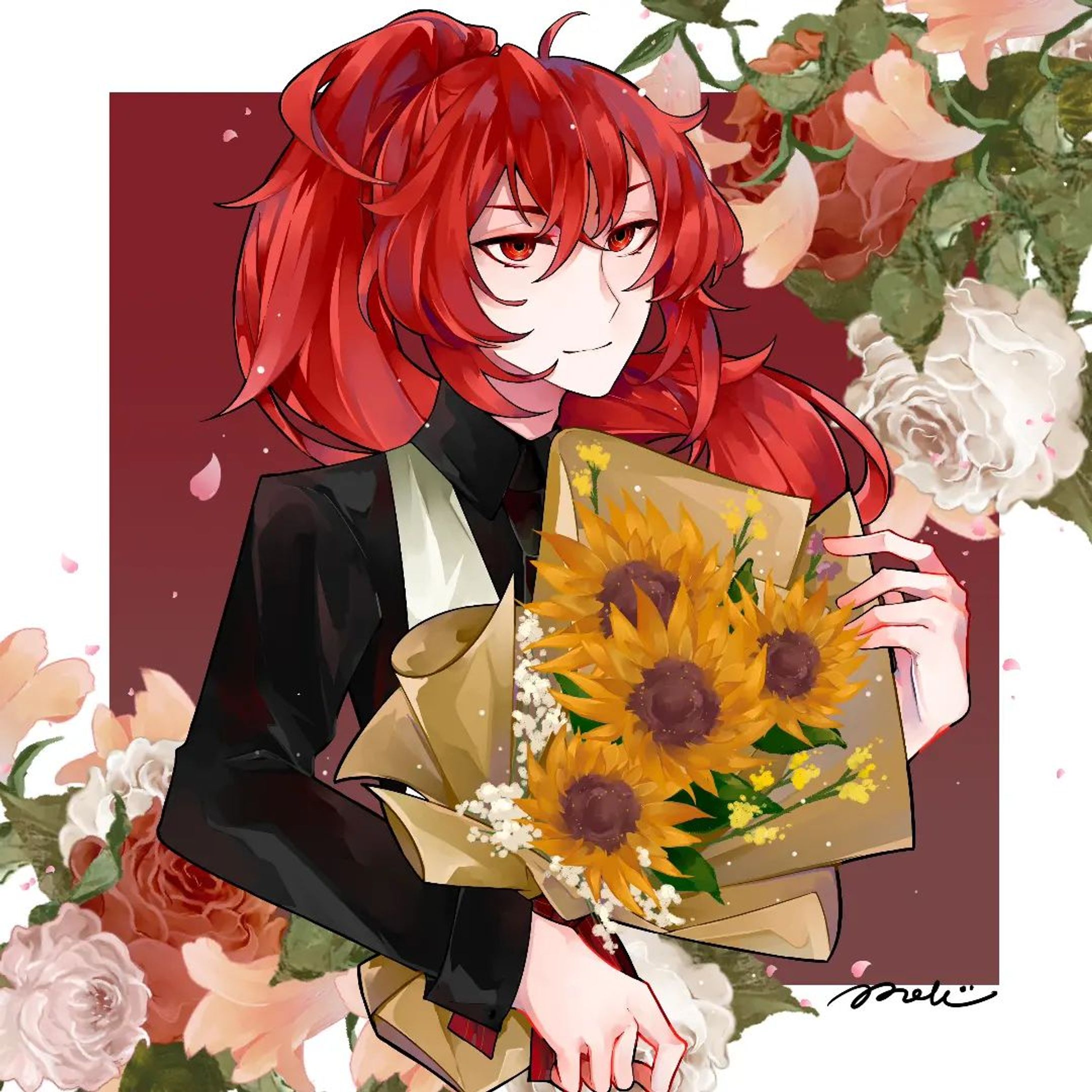 (2023 fanart) Diluc from Genshin Impact-1