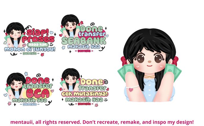 STICKER WA + CHIBI