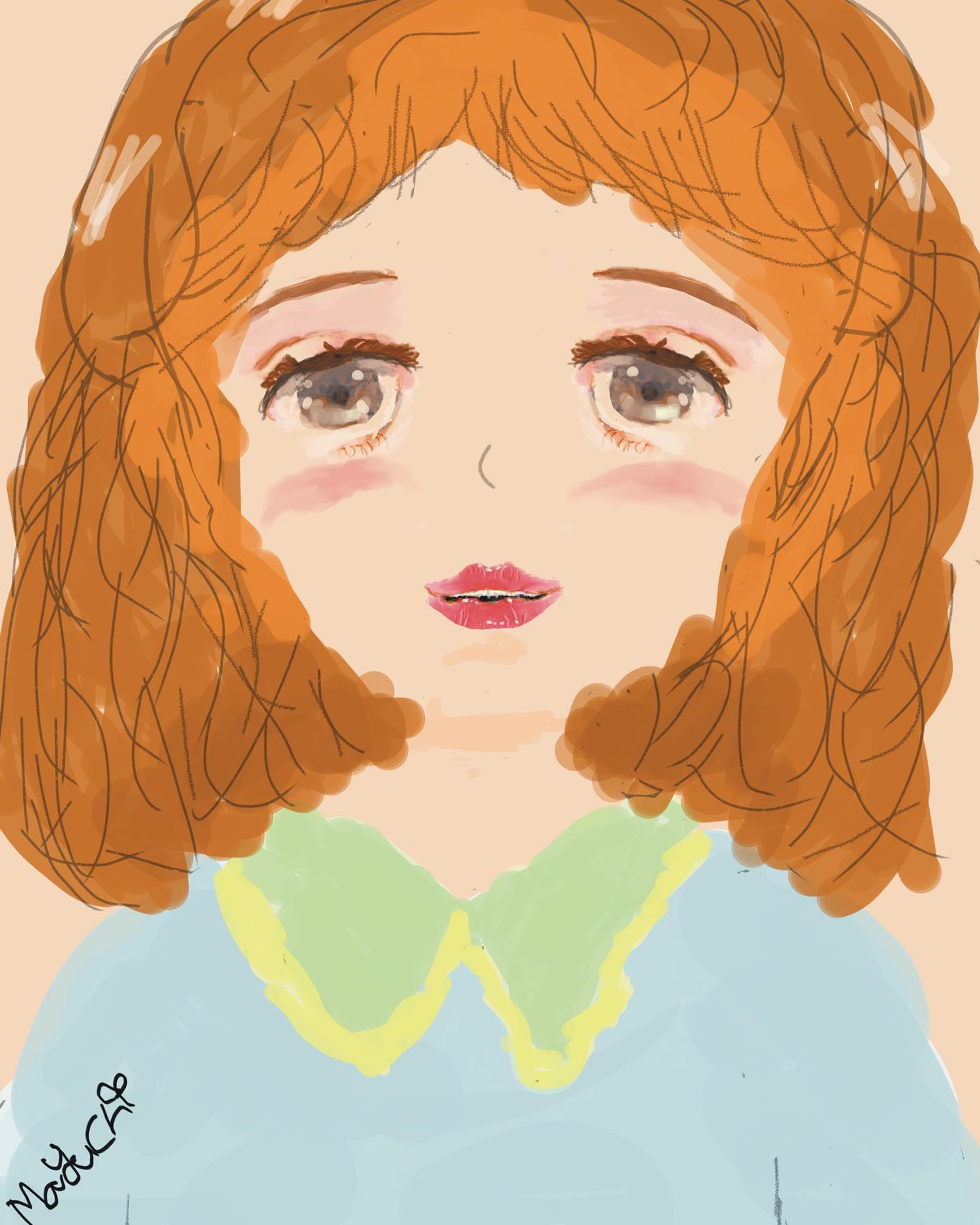 ⁡
⁡
新しい挑戦。新しい描き方🎨
瞳キラキラ
くちびるぶるるん
いかがでしょう？☺︎
#絵描きビト
#くちびるぷるるん 
#瞳キラキラ
#Procreate#iPad#デジタルイラスト#イラストIllustrator#illustration#art#Illust
#アート#デジタルアート
#お絵描き#イラスタグラム
#イラスト好きな人と繋がりたい
#絵描きさんと繋がりたい
#イラストデザイン#ロゴデザイン
#アーティスト#クリエイティブ
#クリエイト#creative#create#トレース-1