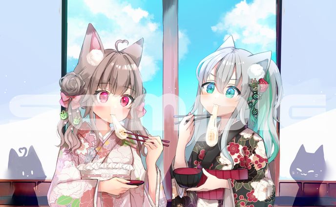 お正月イラスト