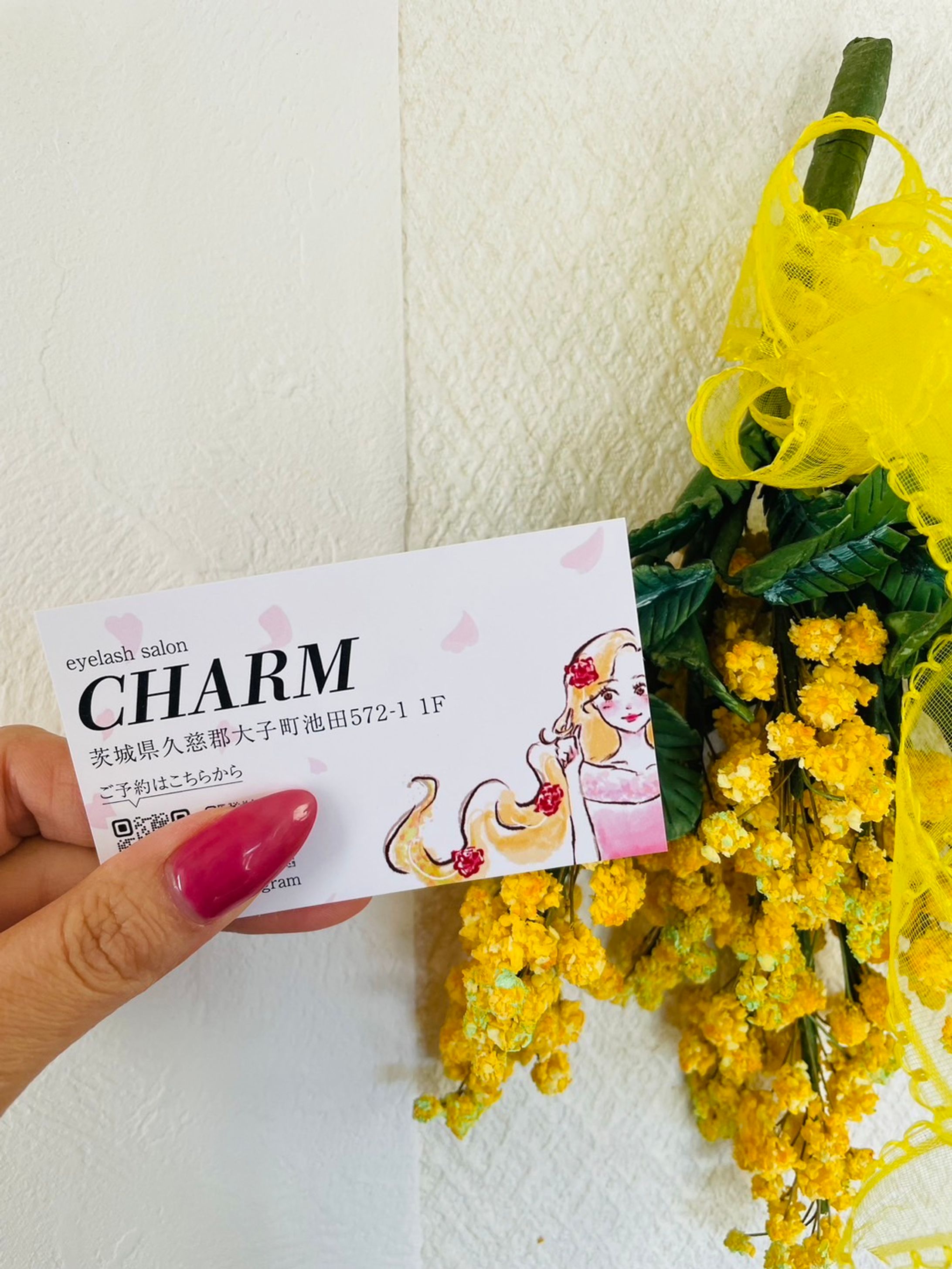 【ショップカード】デザインとイラスト-1