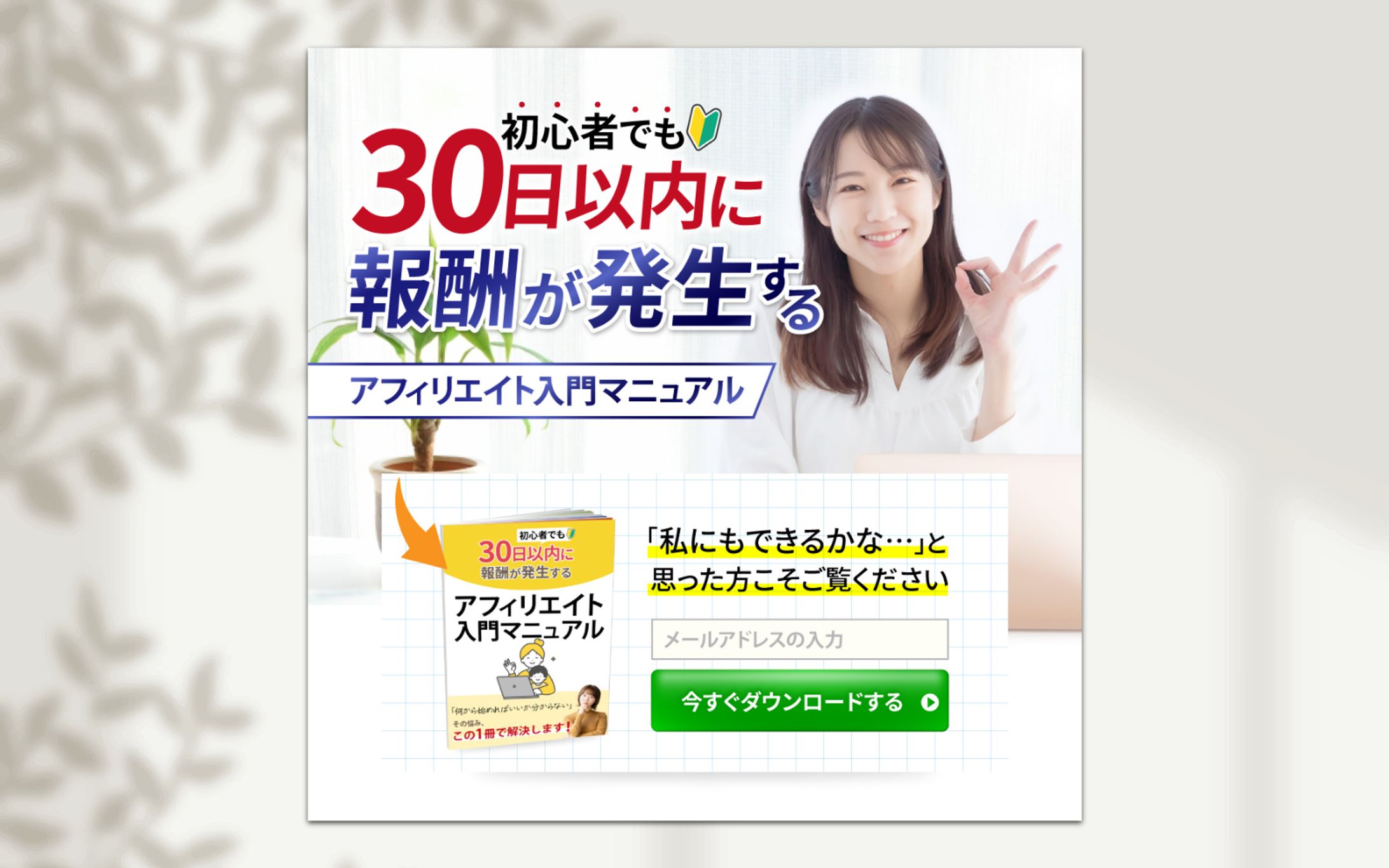 制作事例｜アフィリエイト オプトイン-1