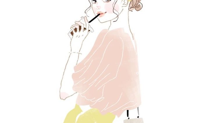 【お仕事】
オシャレでカワイイステーショナリーブランド @nofes_raymay 様の
ECサイト(なんとTOP！)で
イラストを使用して頂いております✨

カワイイものオシャレが好きな女性をイメージして描きました🥰