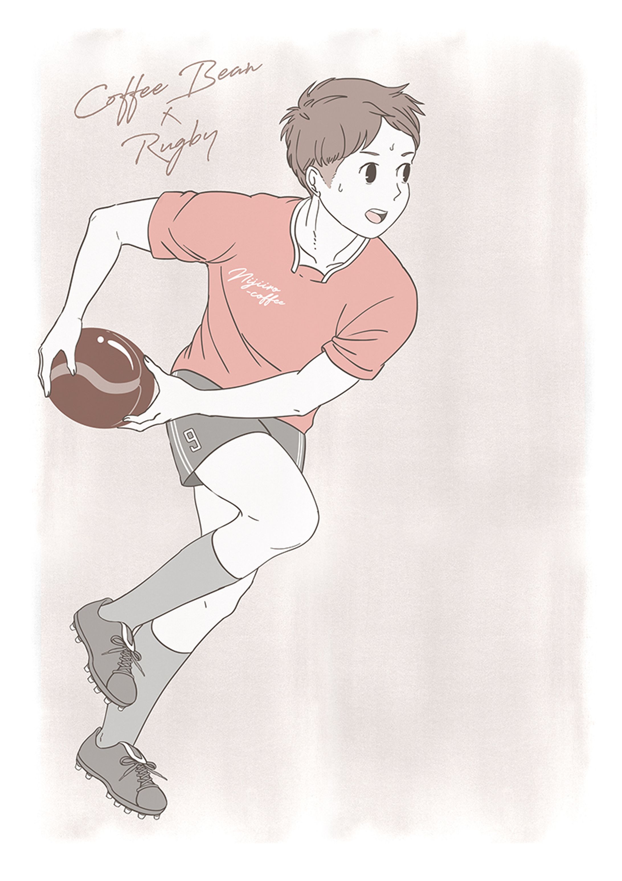 喫茶店「にじいろコーヒー」様の店内ポスターイラストを担当-1