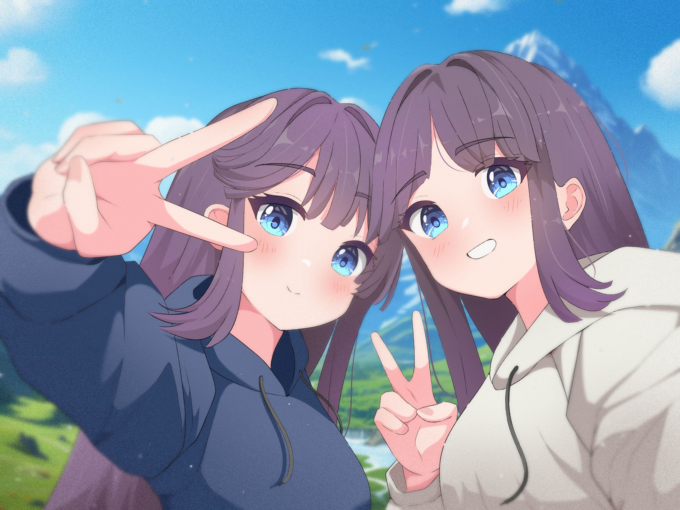 【Anime Style】Cute twins-1
