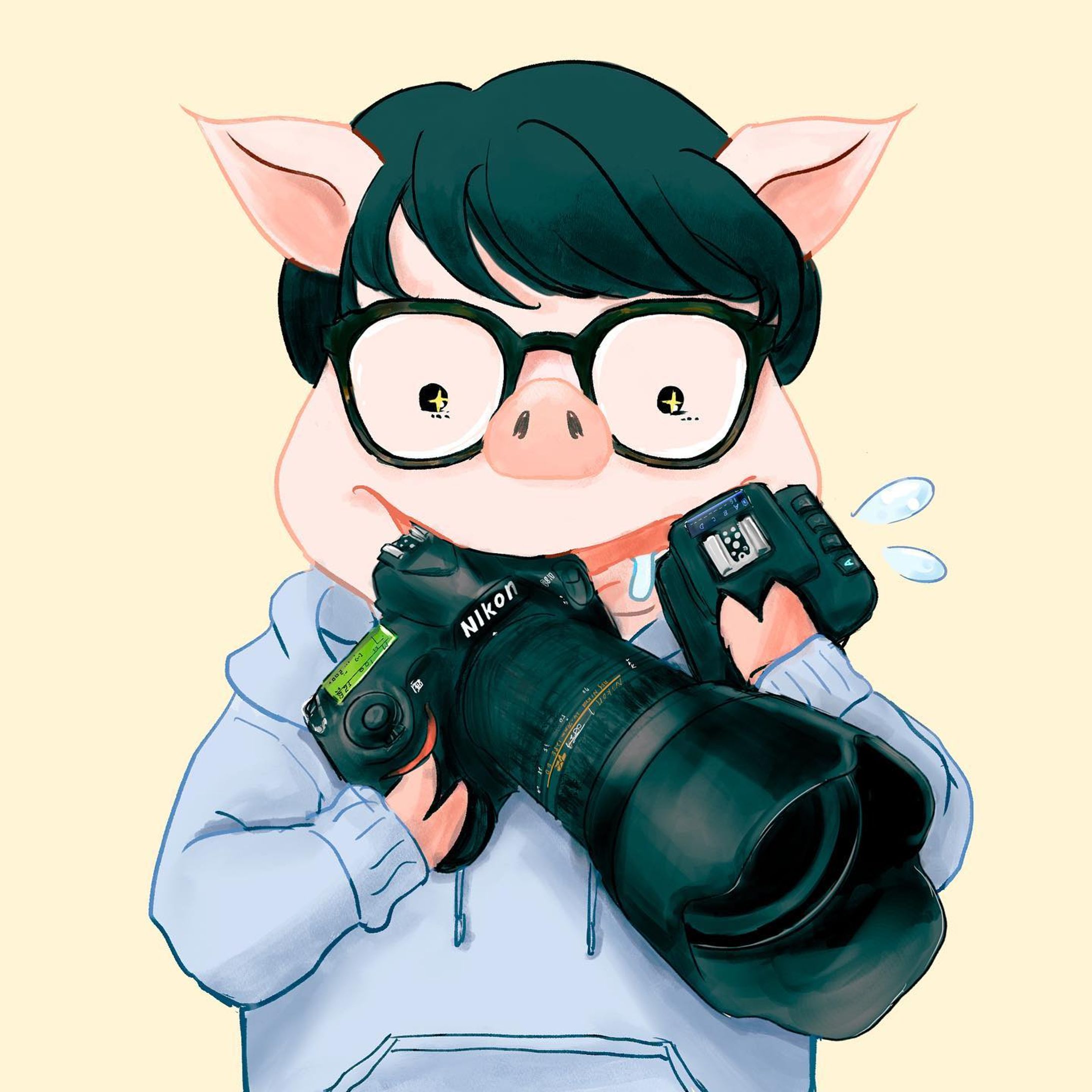 アイコンイラストのご依頼いただきました✨
@tictak729  さんご依頼ありがとうございました！！！使ってくださって本当にありがとうございます！

素敵なアイディアを沢山出していただいて完成しました✨

ポートレートのお写真を中心に投稿している方なのですが、女の子がとにかく可愛いし雰囲気が好きです🤤あと、写真の構図って本当に勉強になるなと投稿のお写真見ていて思います。

構図の勉強もっとしたいな。
そしてカメラ描くの楽しい！！
少しだけスケッチの教室に通っていたことがあるのですが、お花とかよりも人工物ばかり選んでしまって先生に本当に硬い素材のものが好きね。と言われたことを思い出しました😂だって楽しいんだからしょうがないですよね、、！！

私のことを紹介してくださった某カメラマン（許可とり忘れたのでお名前は伏せます💦）さんも本当にありがとうございました✨

※ご依頼品のためご使用はお控えください。
※Nikonのロゴ訂正済です。ご迷惑おかけしてすみません。気づいてよかった、、。-1