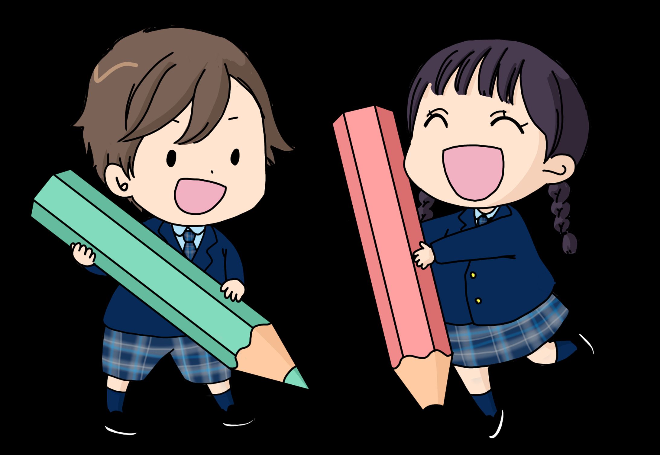 制服の小学生-1